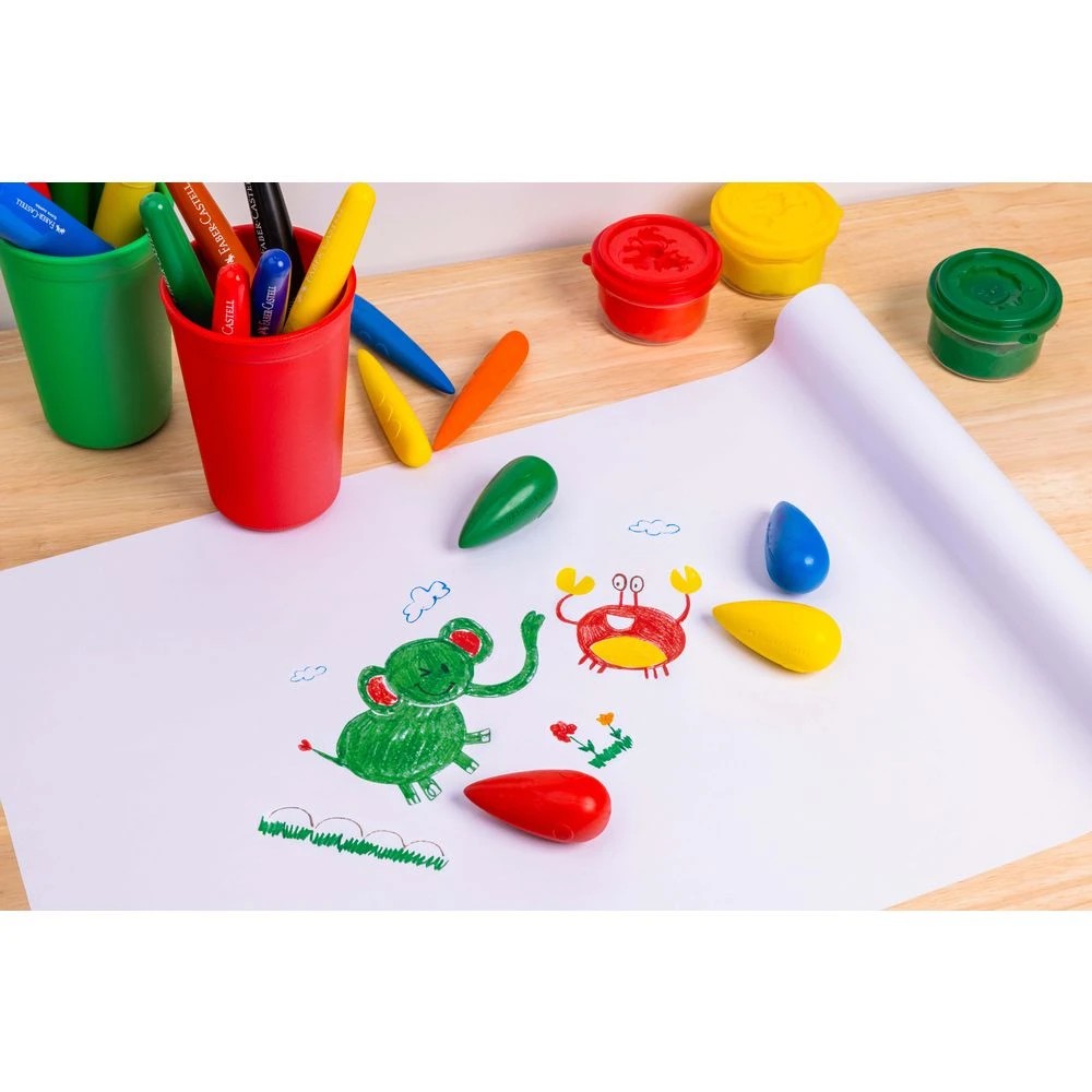 4 Faber-Castell Little Creatives Easy Grasp Bulb Crayons, 4 of 8