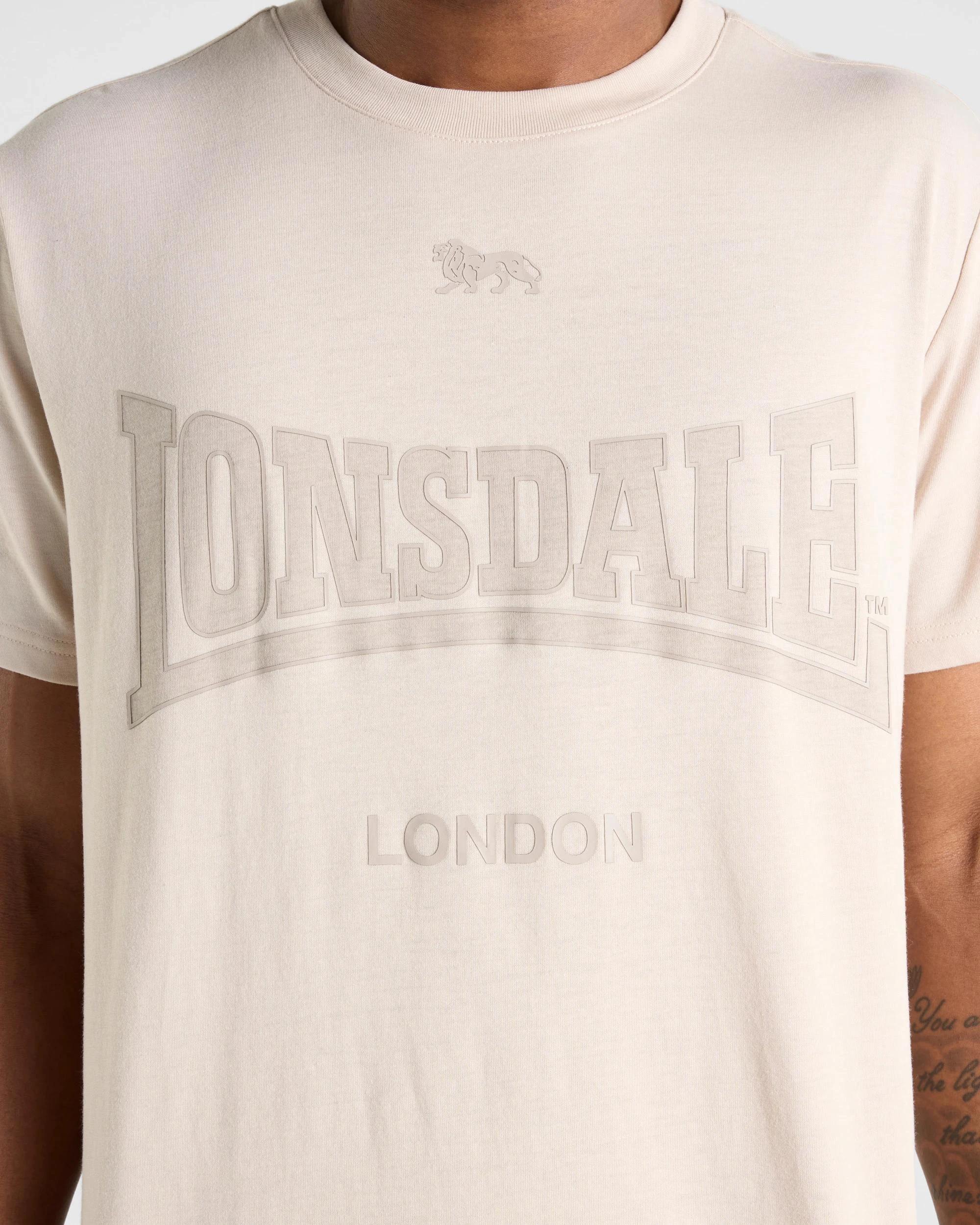 4 London T-Shirt - Lonsdale London ECRU, 4 of 5