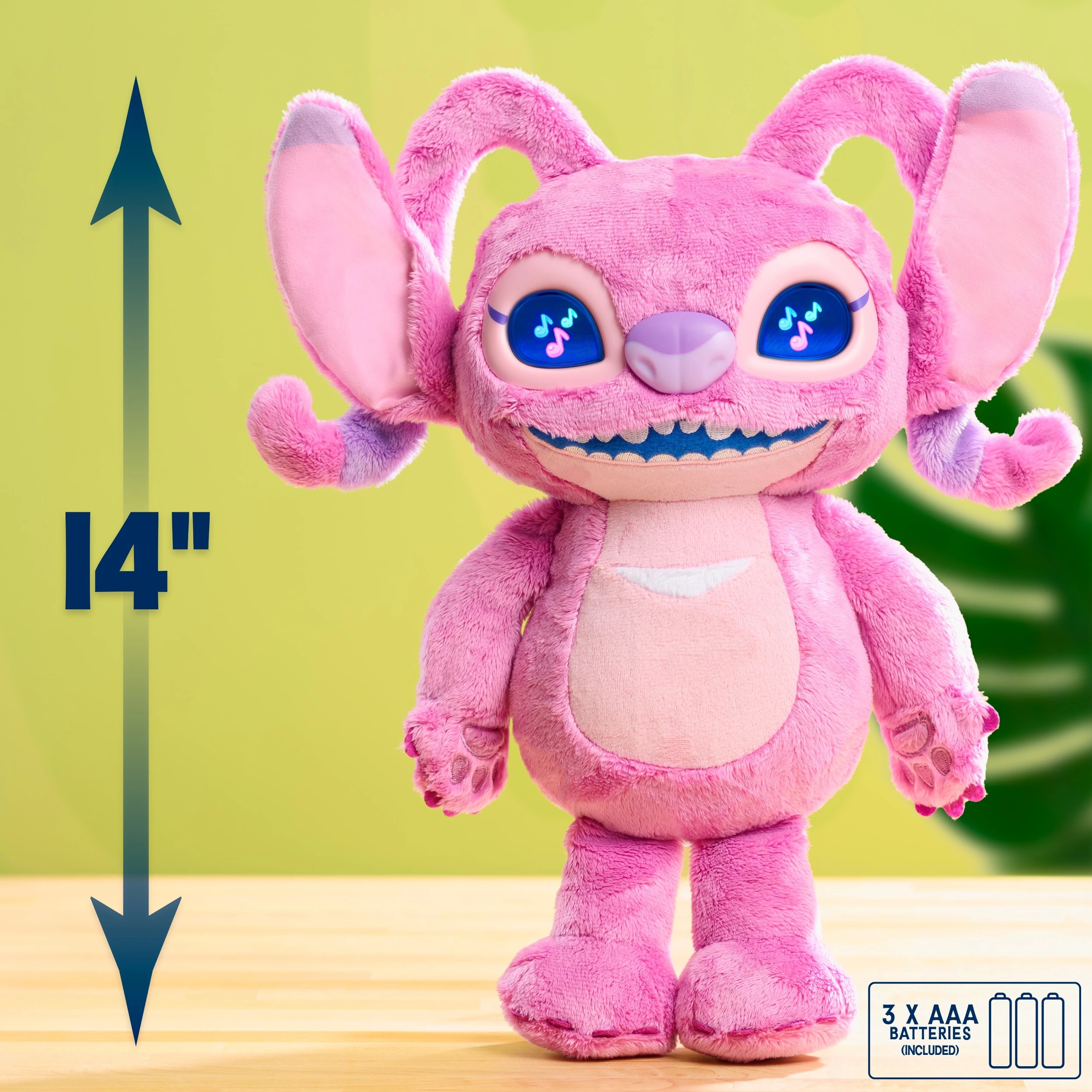 7 Disney Stitch Many Moods Angel Plush - Pink, 7 of 7