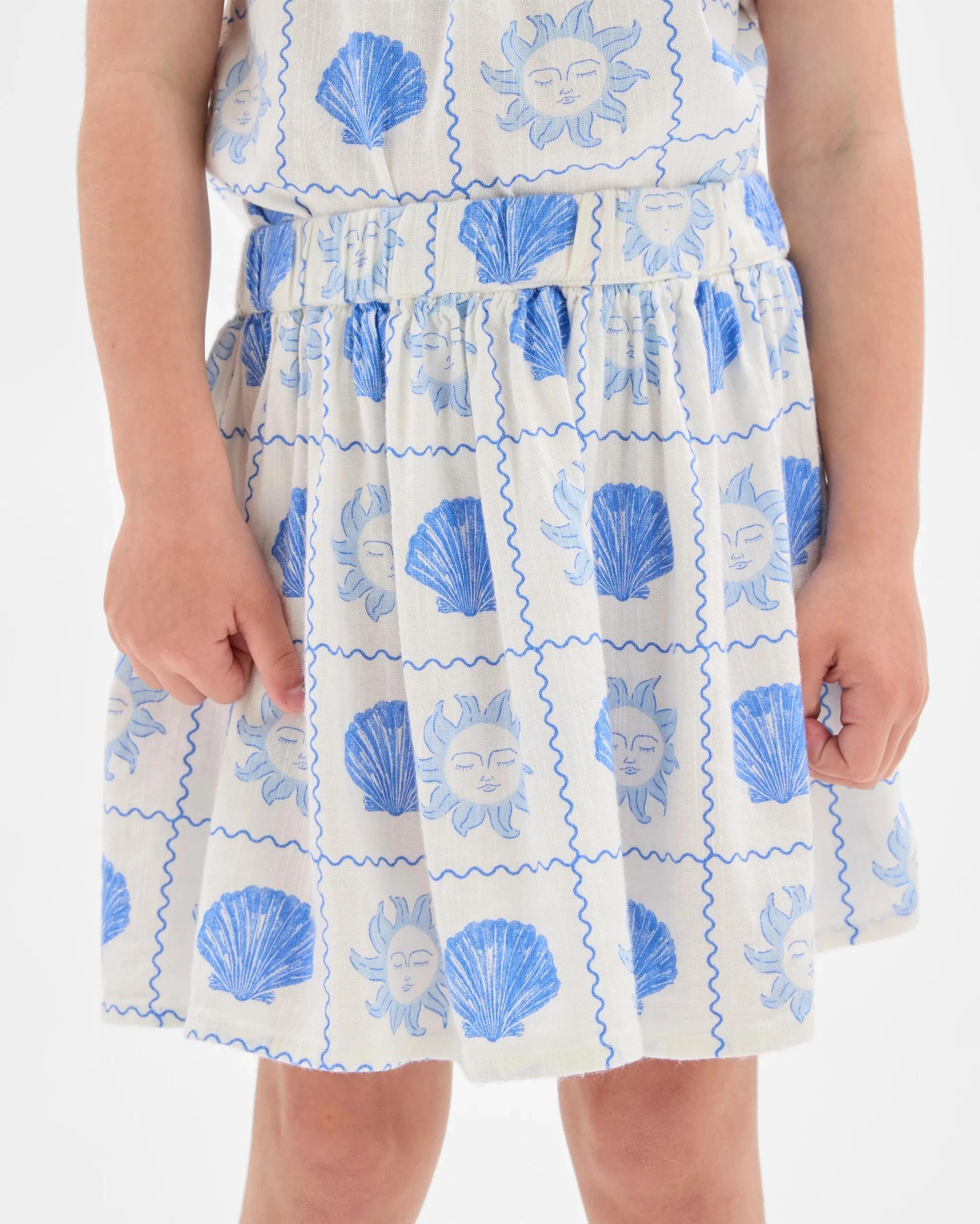 3 Target Woven Skirt BLUE SUN SHELLS, 3 of 6