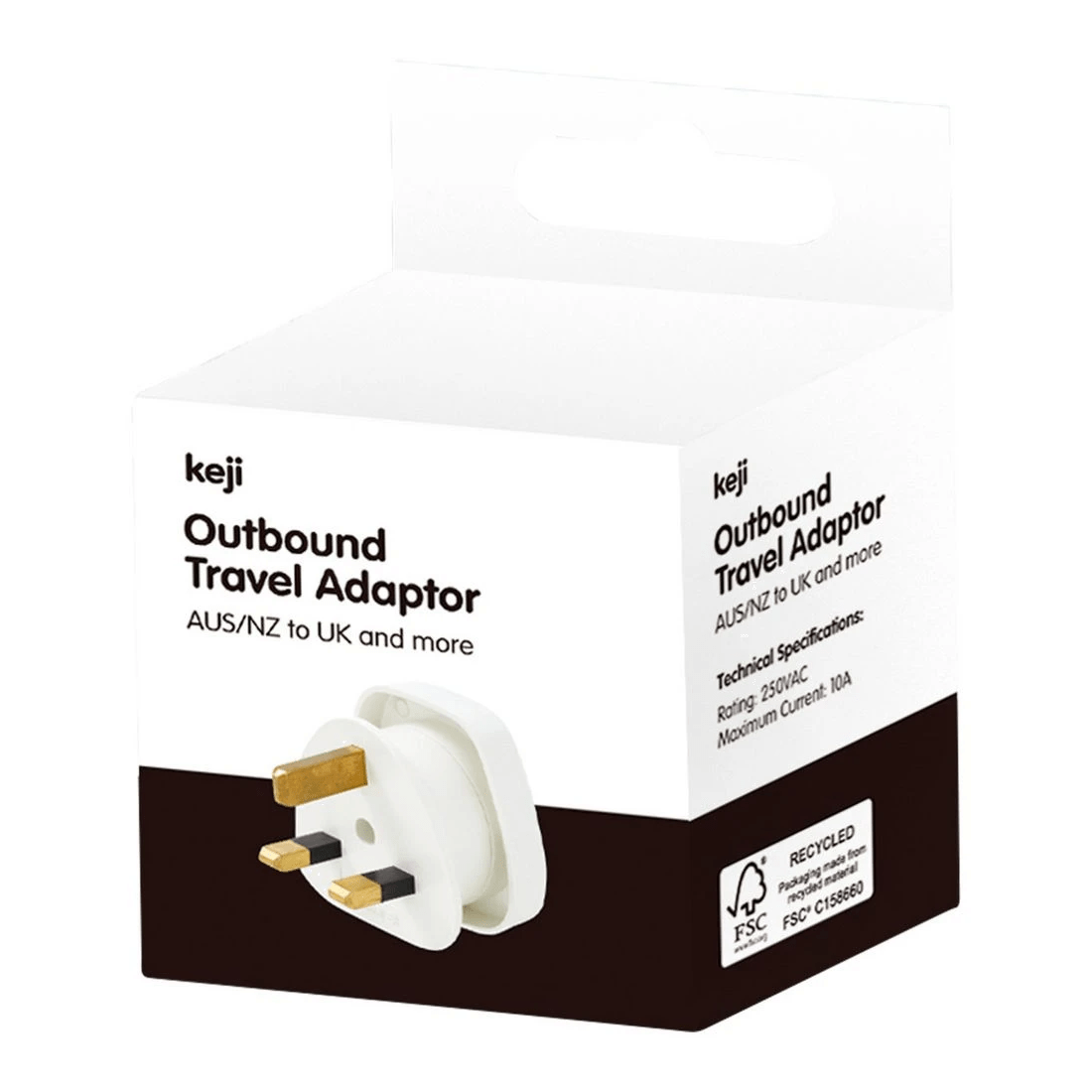 1 Keji Outbound Travel Adaptor UK, 1 of 6