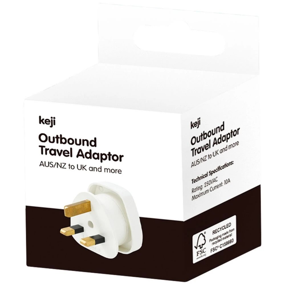 1 Keji Outbound Travel Adaptor UK, 1 of 6