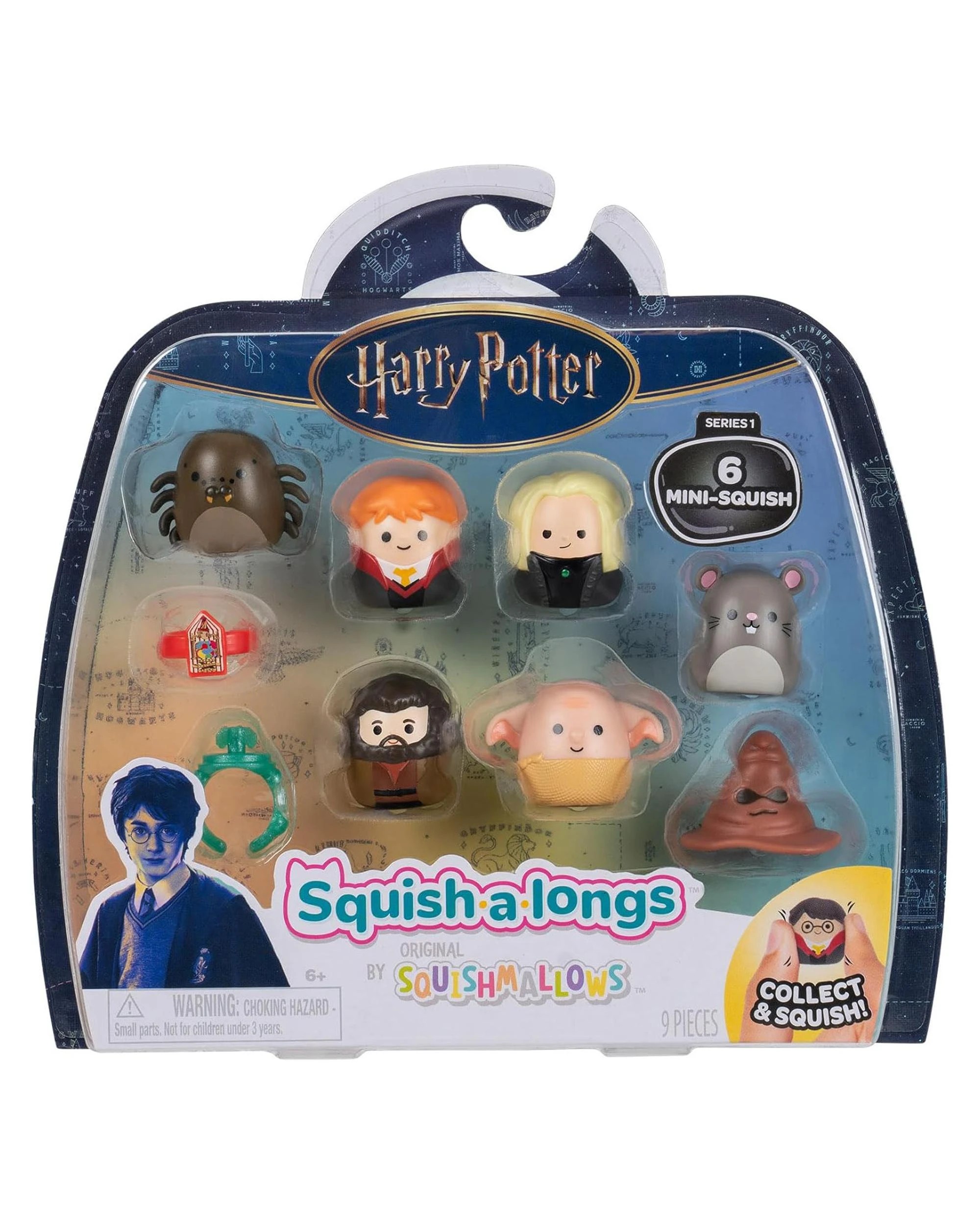 1 Squishmallows Squish-A-Longs Harry Potter Series 1 Ron Weasley Assorted 6-Pack, 1 of 9