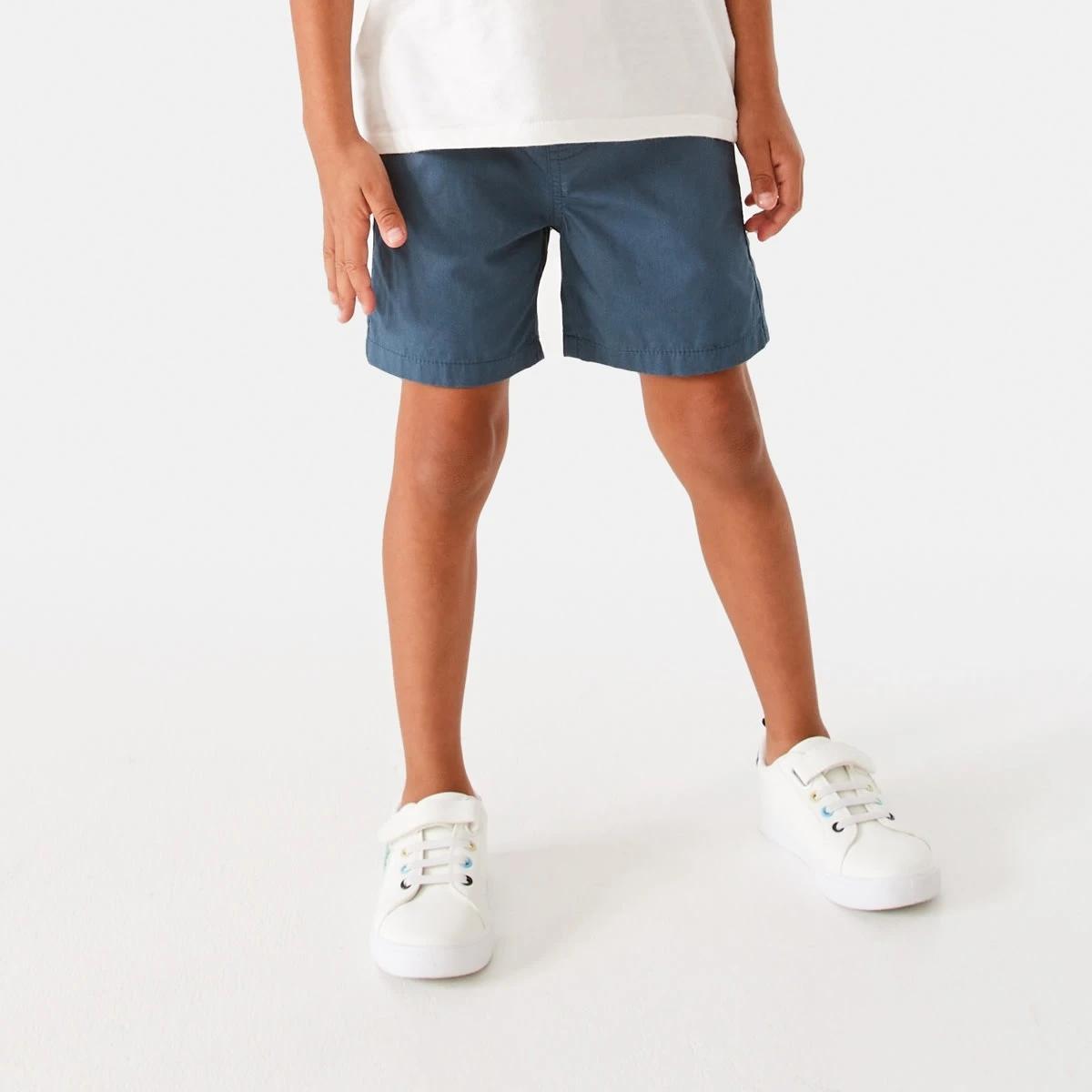 1 Poplin Shorts Indigo, 1 of 8