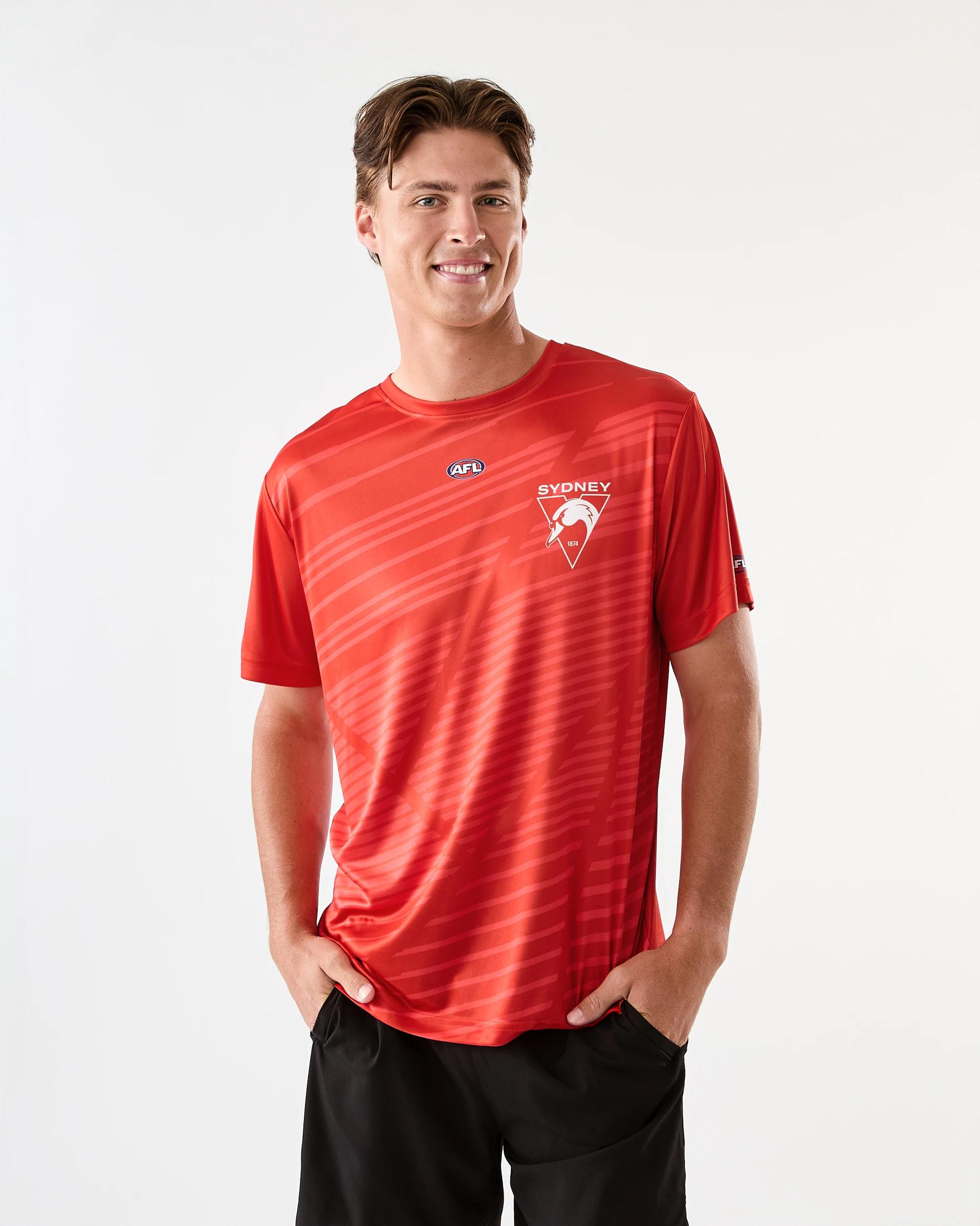 2 Official AFL Adult Training T-shirt Sydney, 2 of 8