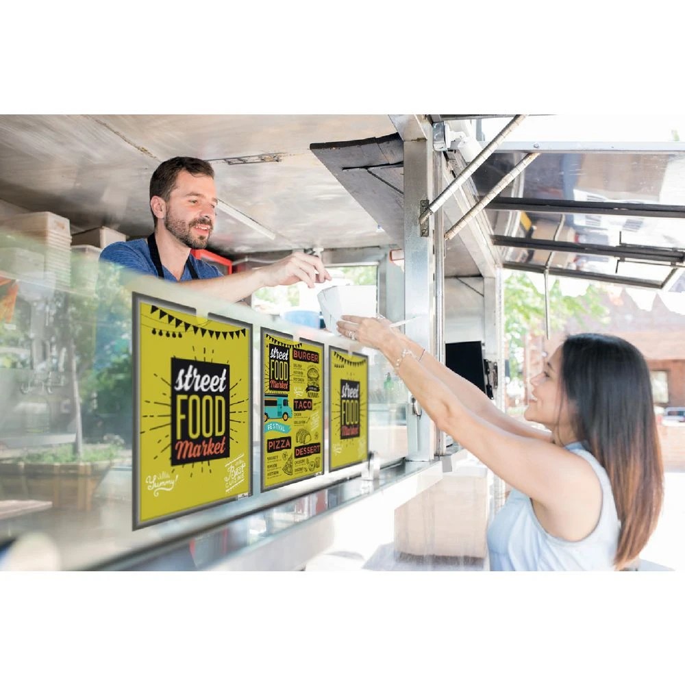 3 Durable Adhesive Sign Holder A4 5 Pack, 3 of 3