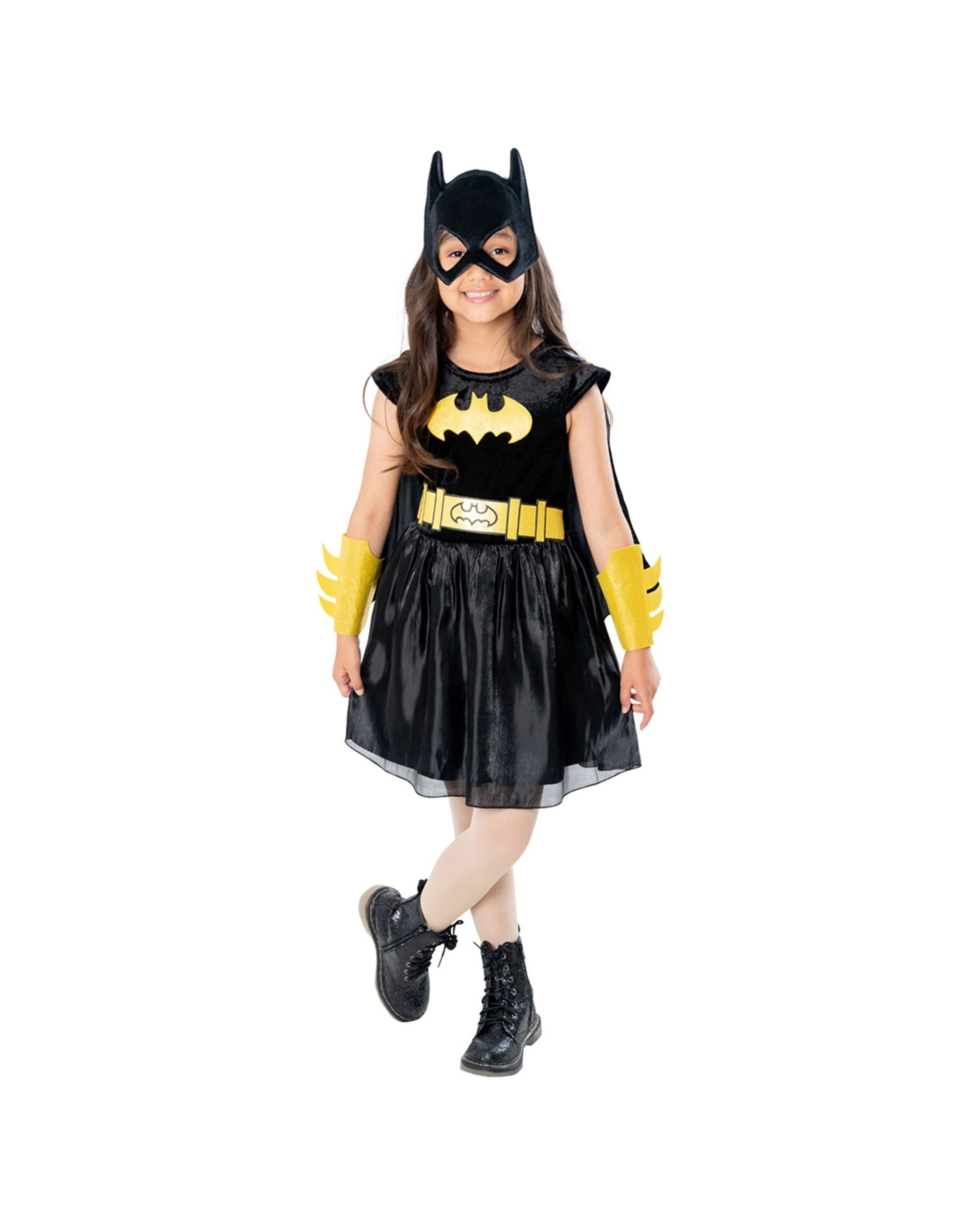 1 DC Comics Batgirl Deluxe Kids Costume Dress-Up XXS - Black, 1 of 1