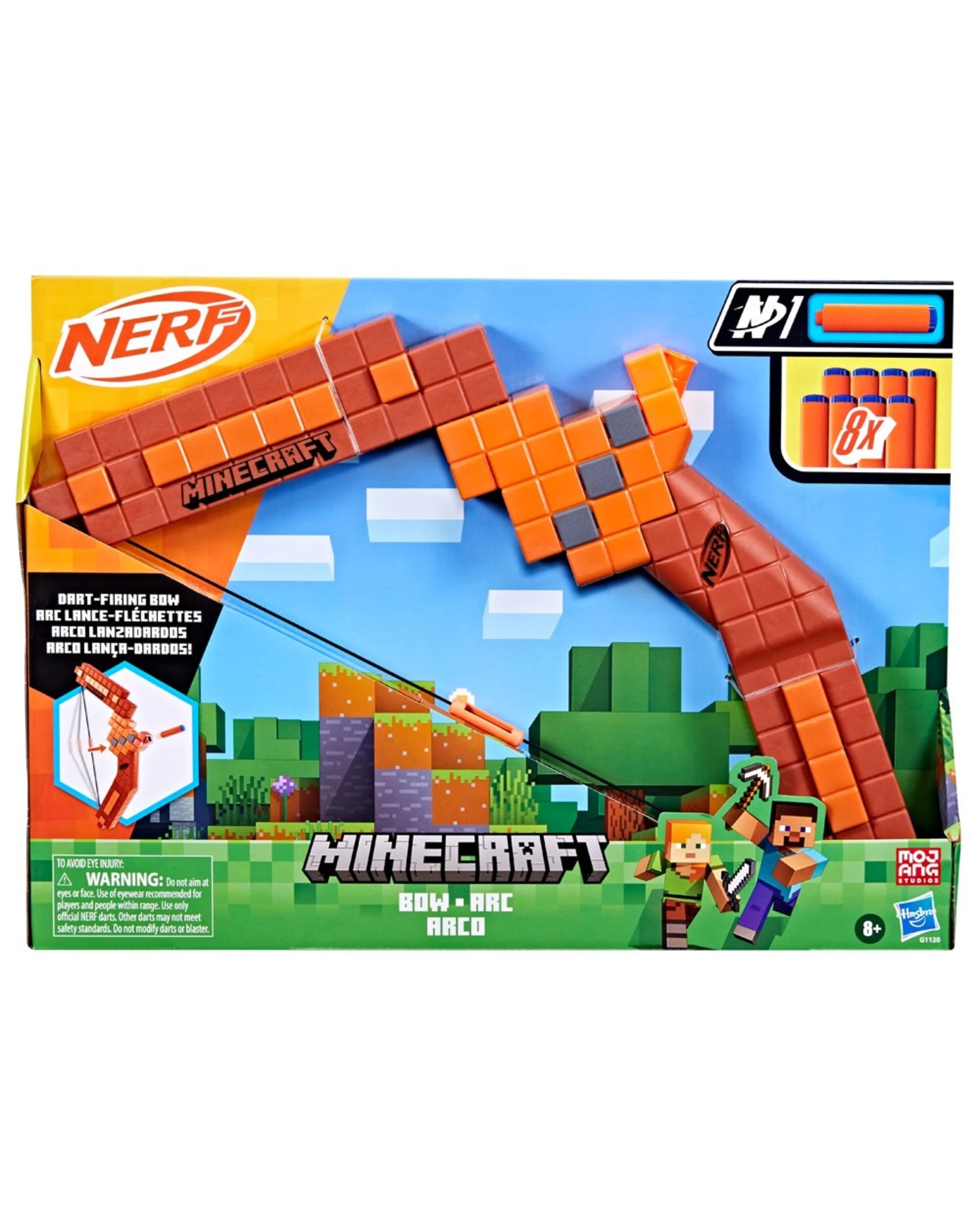 5 Nerf Minecraft Bow - Multi, 5 of 5