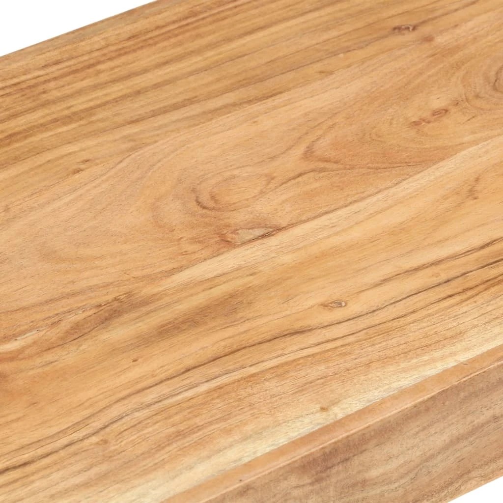 4 vidaXL Bench Acacia Wood - Brown, 4 of 5