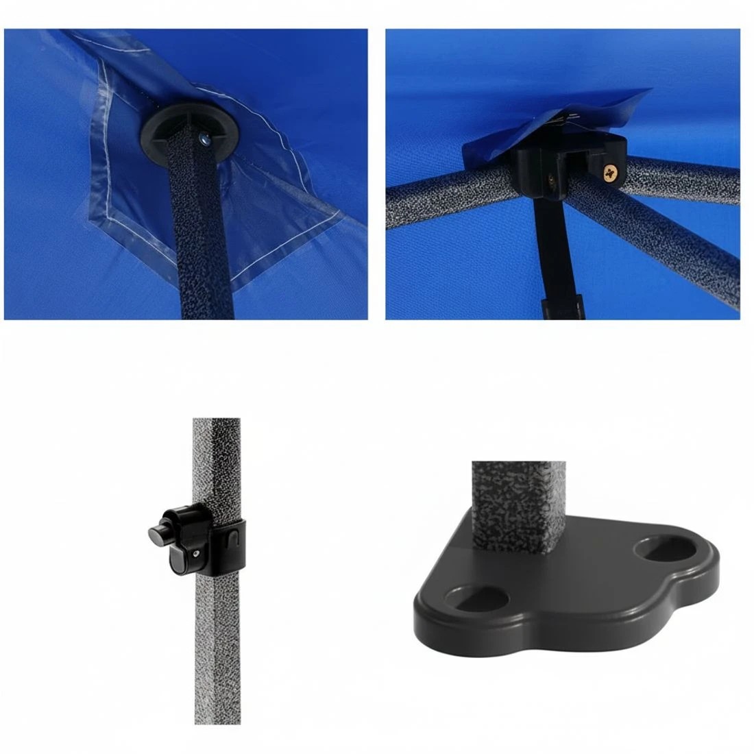 4 Instahut Gazebo 3x4.5 Pop Up Marquee Folding Tent Wedding Gazebos Camping Outdoor Shade Canopy - Blue, 4 of 8