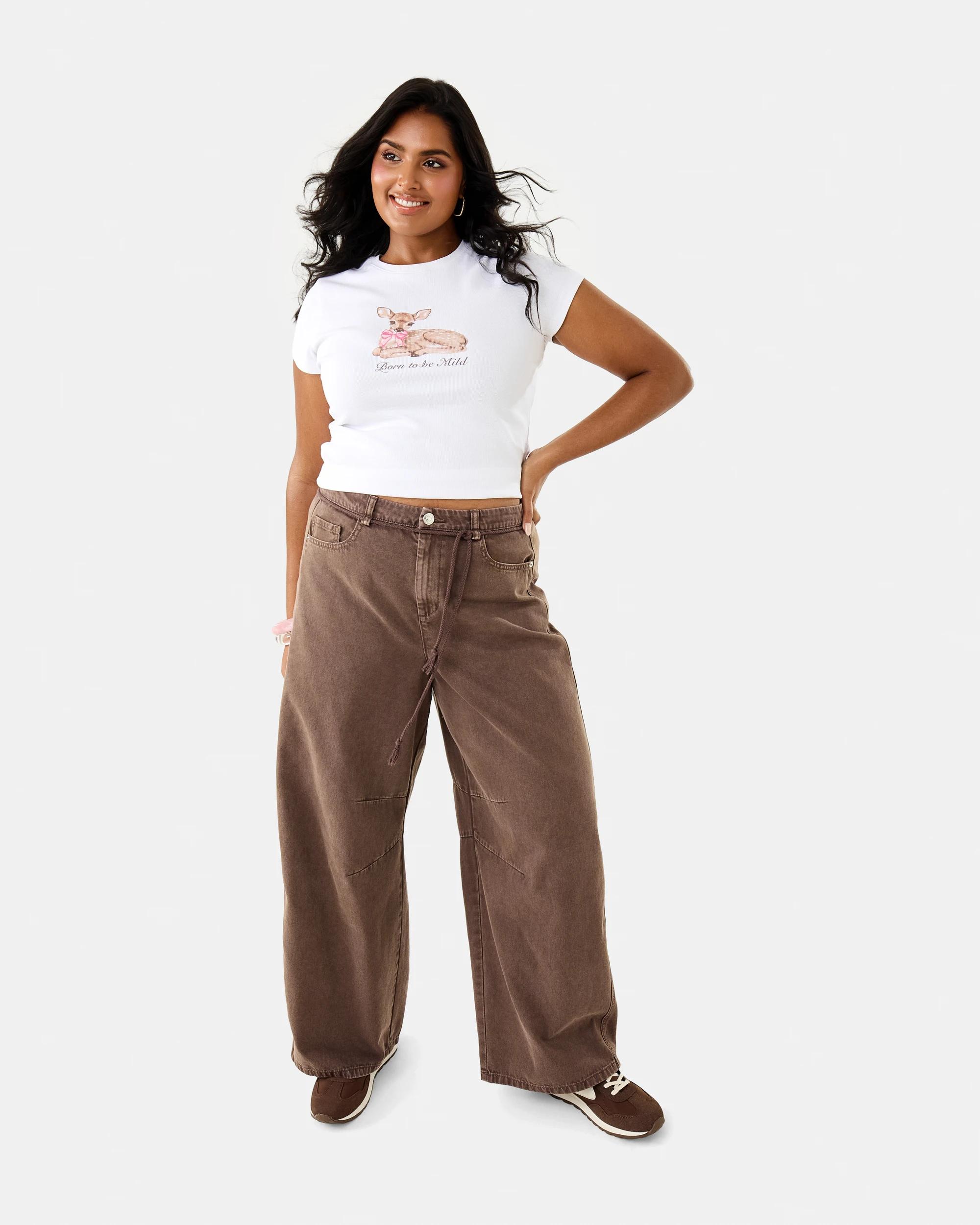4 Neat Fit Print Rib T-shirt Deer, 4 of 10