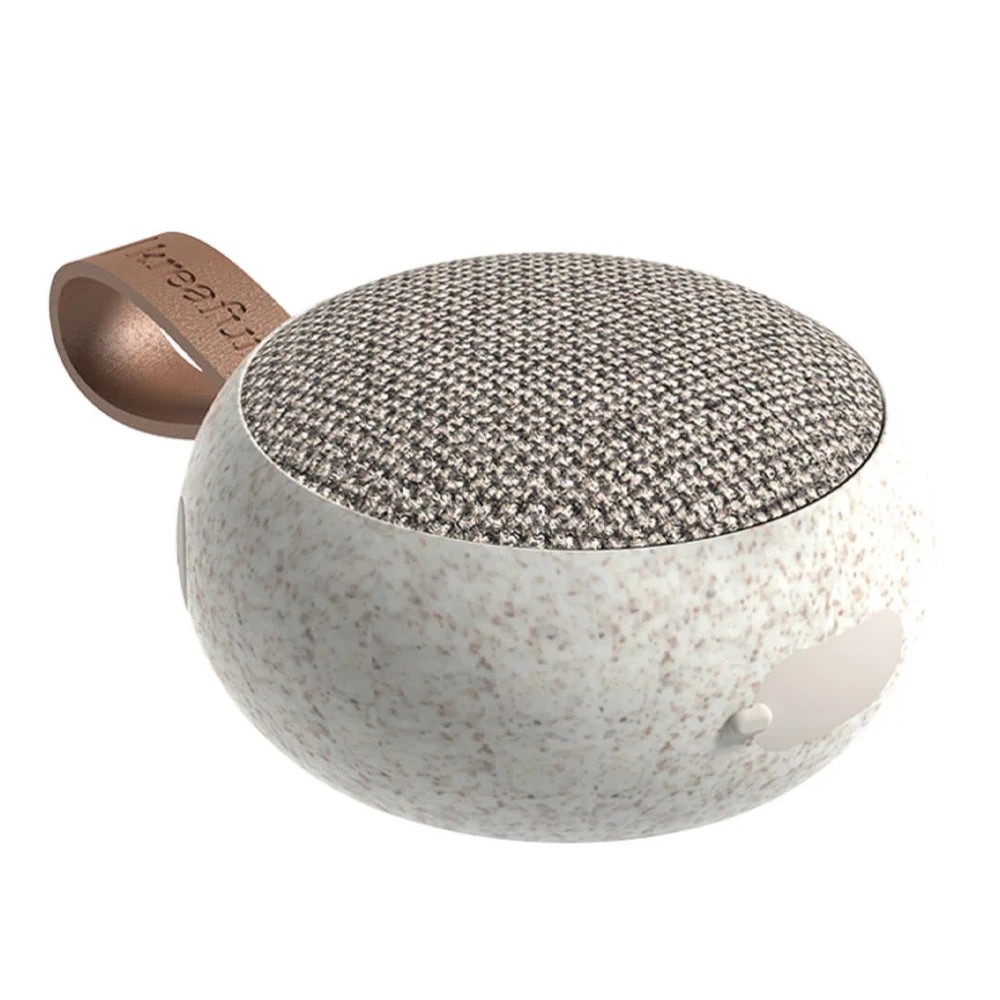 1 Kreafunk Ago 2 Fabric Bluetooth Speaker - Beige, 1 of 3