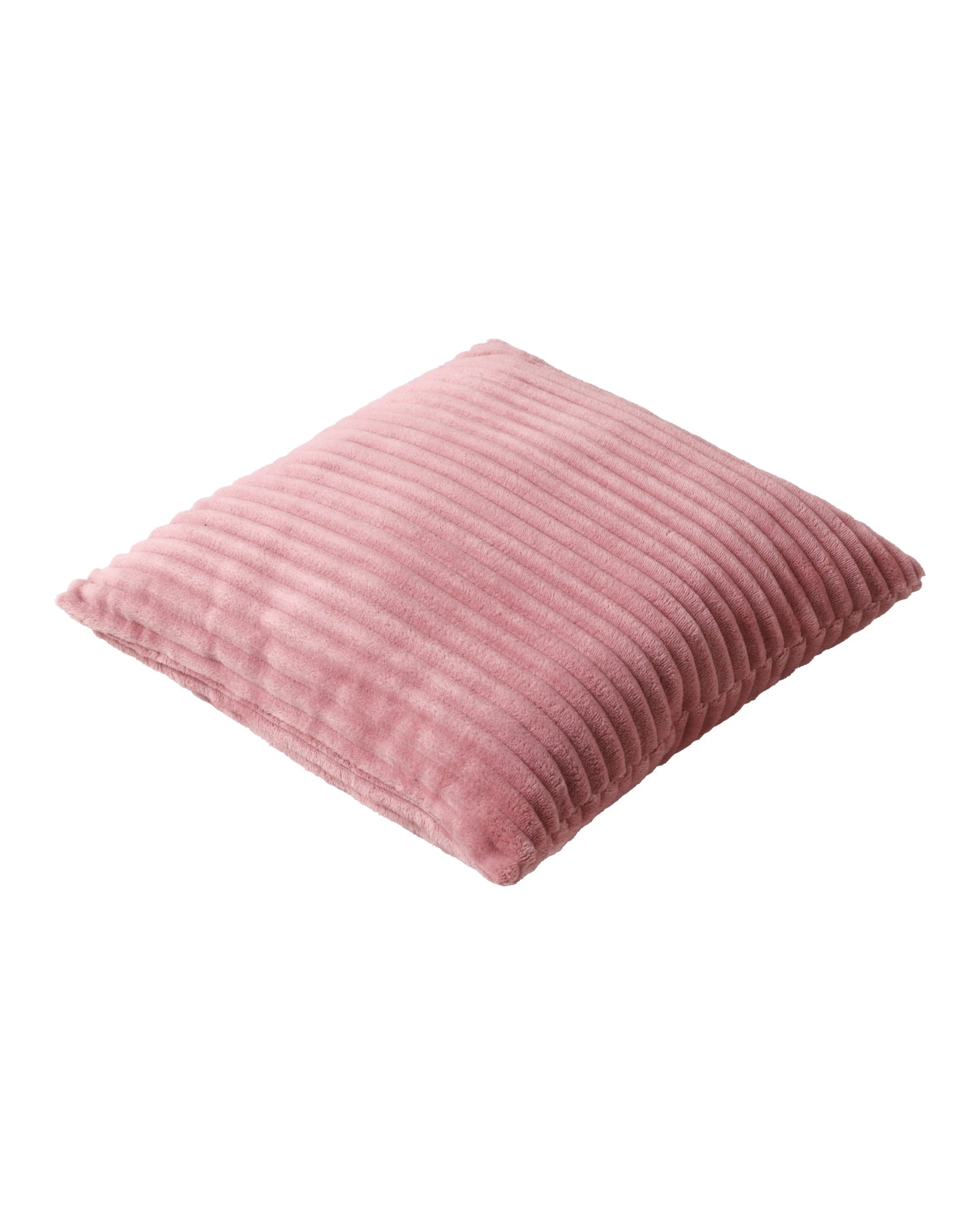 2 Dreamaker Signature Embossed Corduroy Fleece Cushion 45x45cm - Blush, 2 of 6