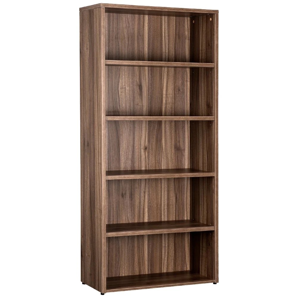 1 Ashton 5 Shelf Bookcase Storage Shelves Office Furniture Solution, 1 of 7