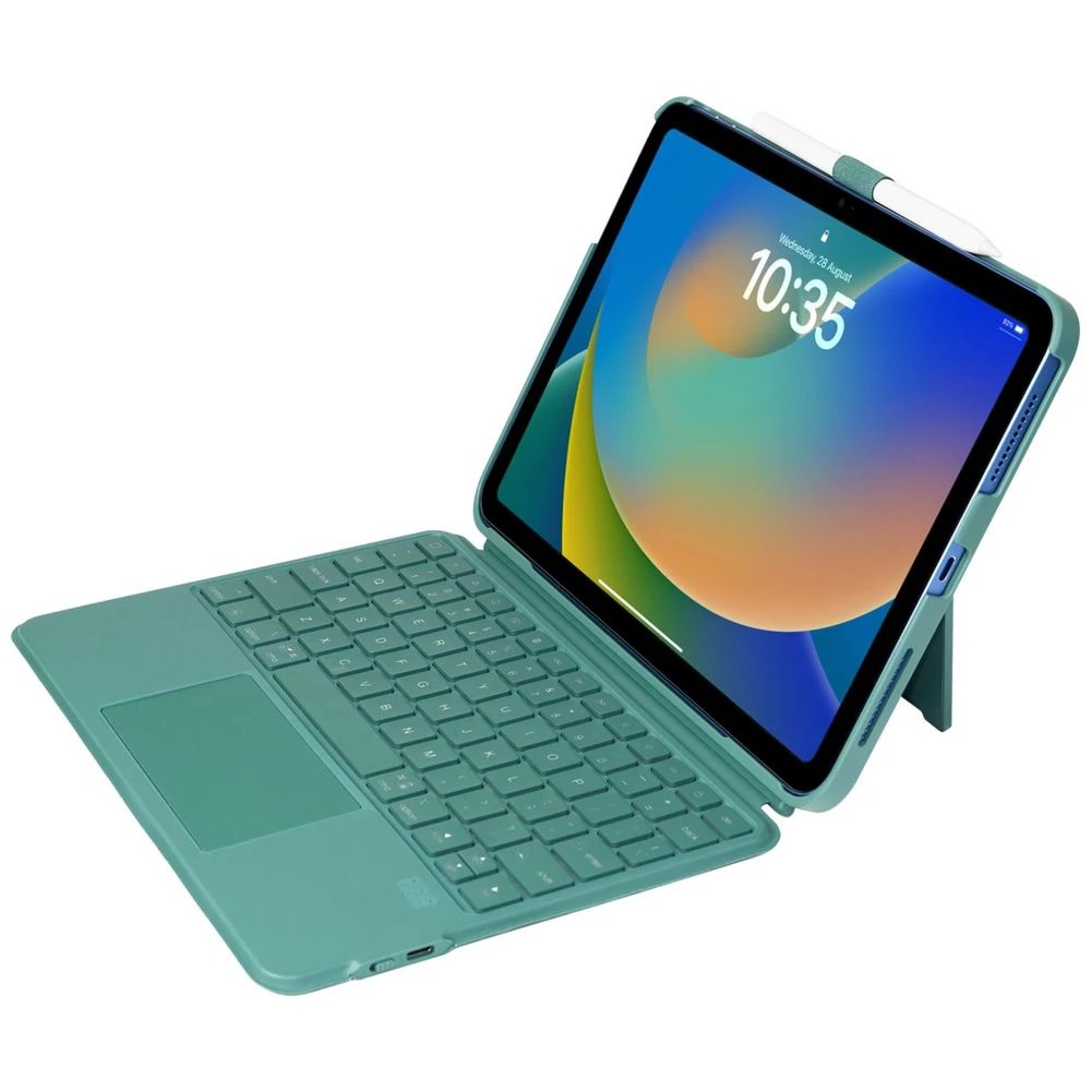 3 J.Burrows Keyboard Folio iPad A16/10th Gen/Air/Pro 11" Green, 3 of 10