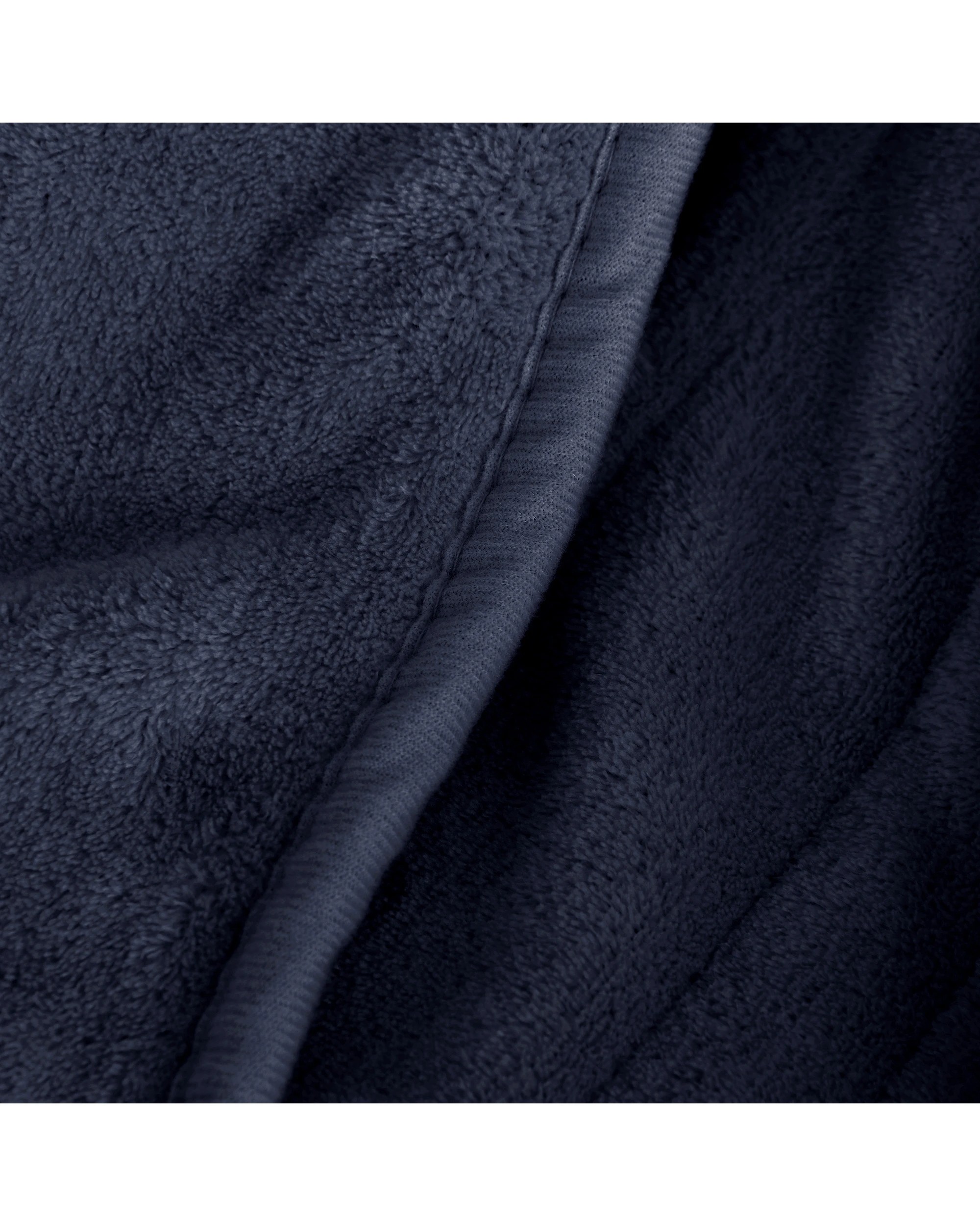 4 Dreamaker Kingston Coral Fleece Electric Heated Throw Blanket 130x160cm - Midnight Blue, 4 of 7
