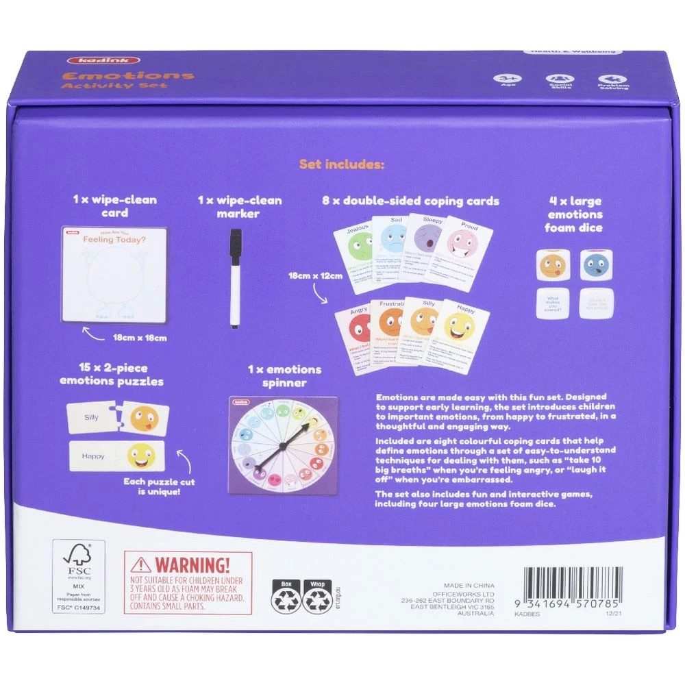4 Kadink Emotions Activity Set, 4 of 4