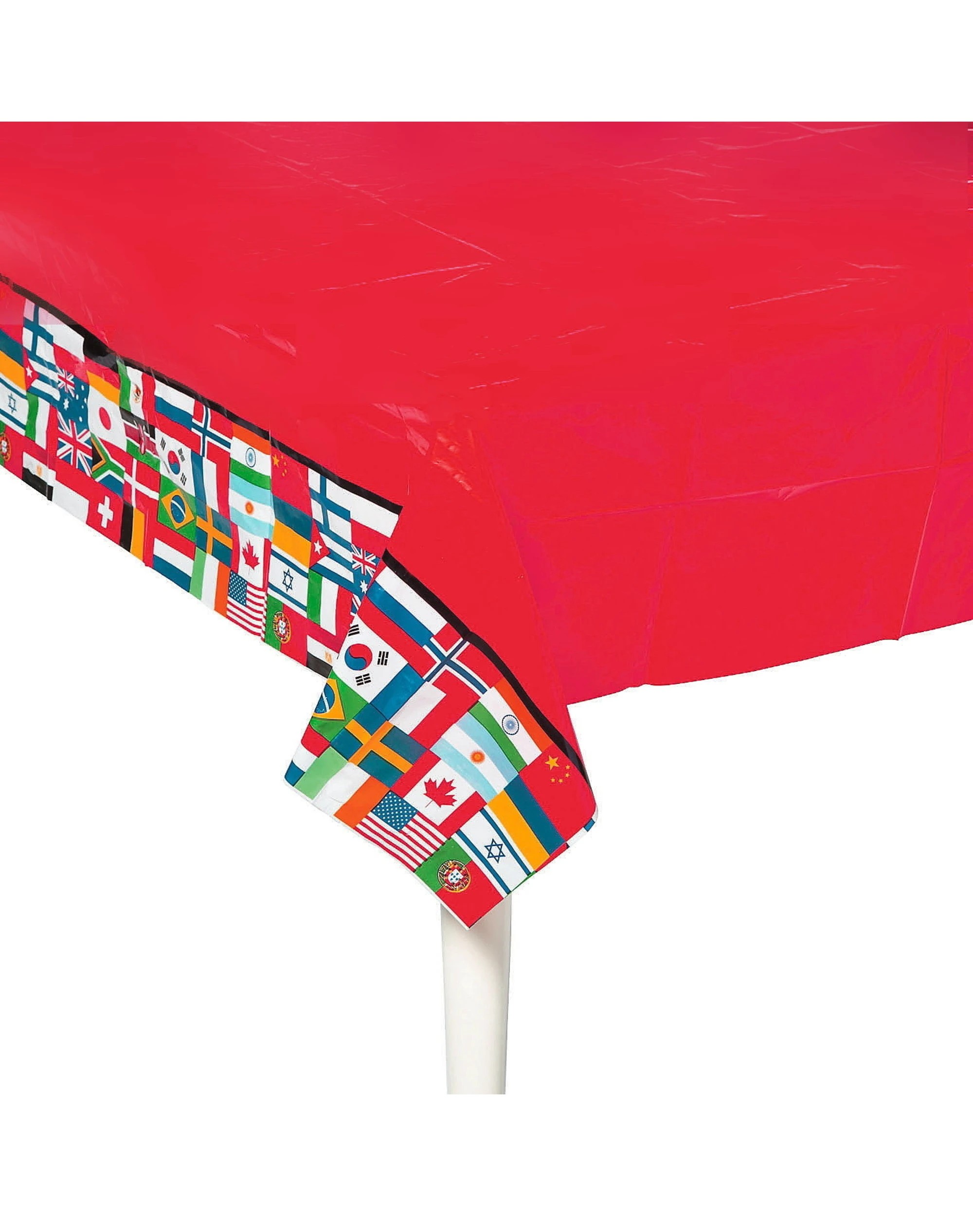 1 Partyrama Flags Of The World Plastic Tablecloth, 1 of 1