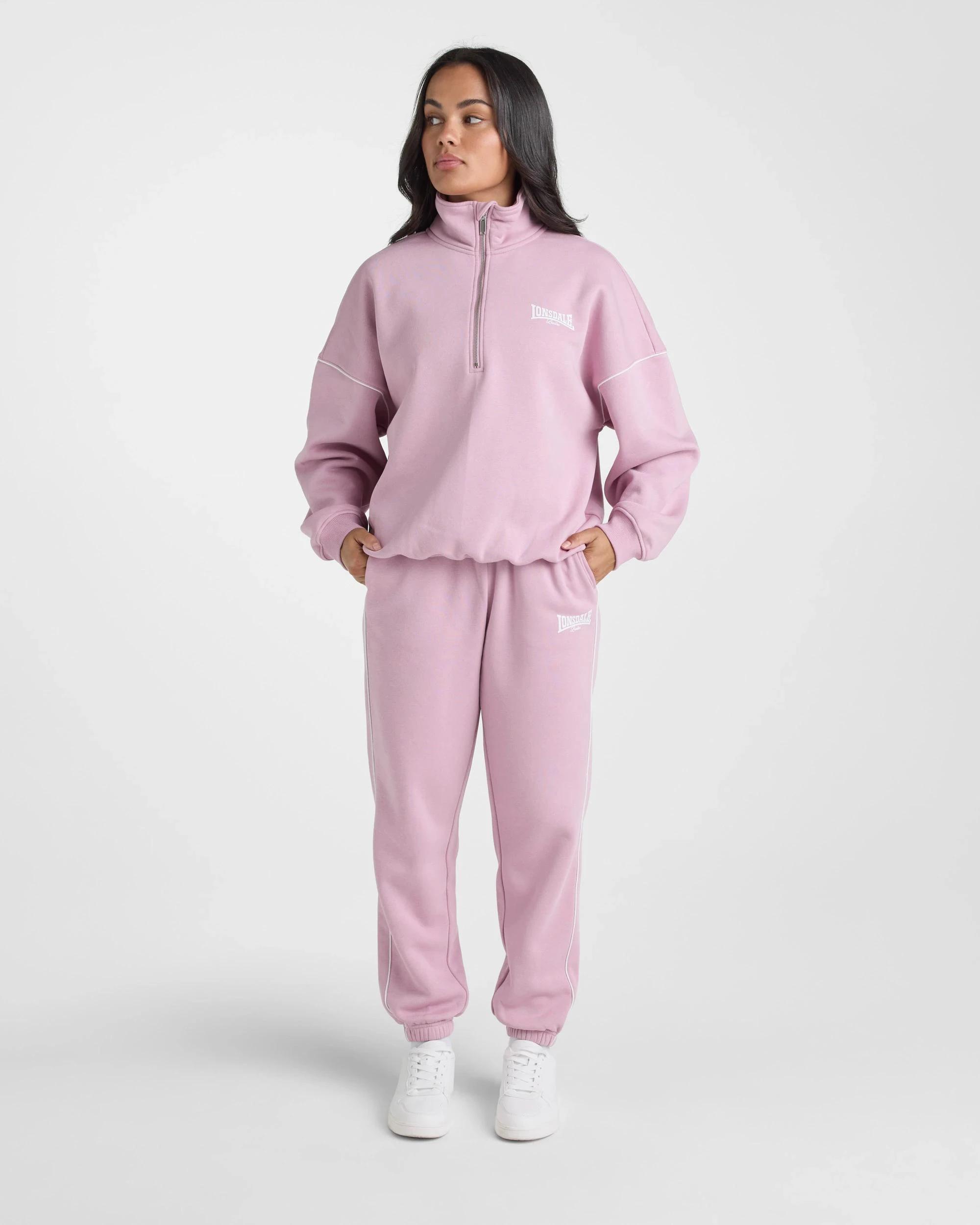 5 Lonsdale London Classic Trackpants DUSTY PINK, 5 of 5