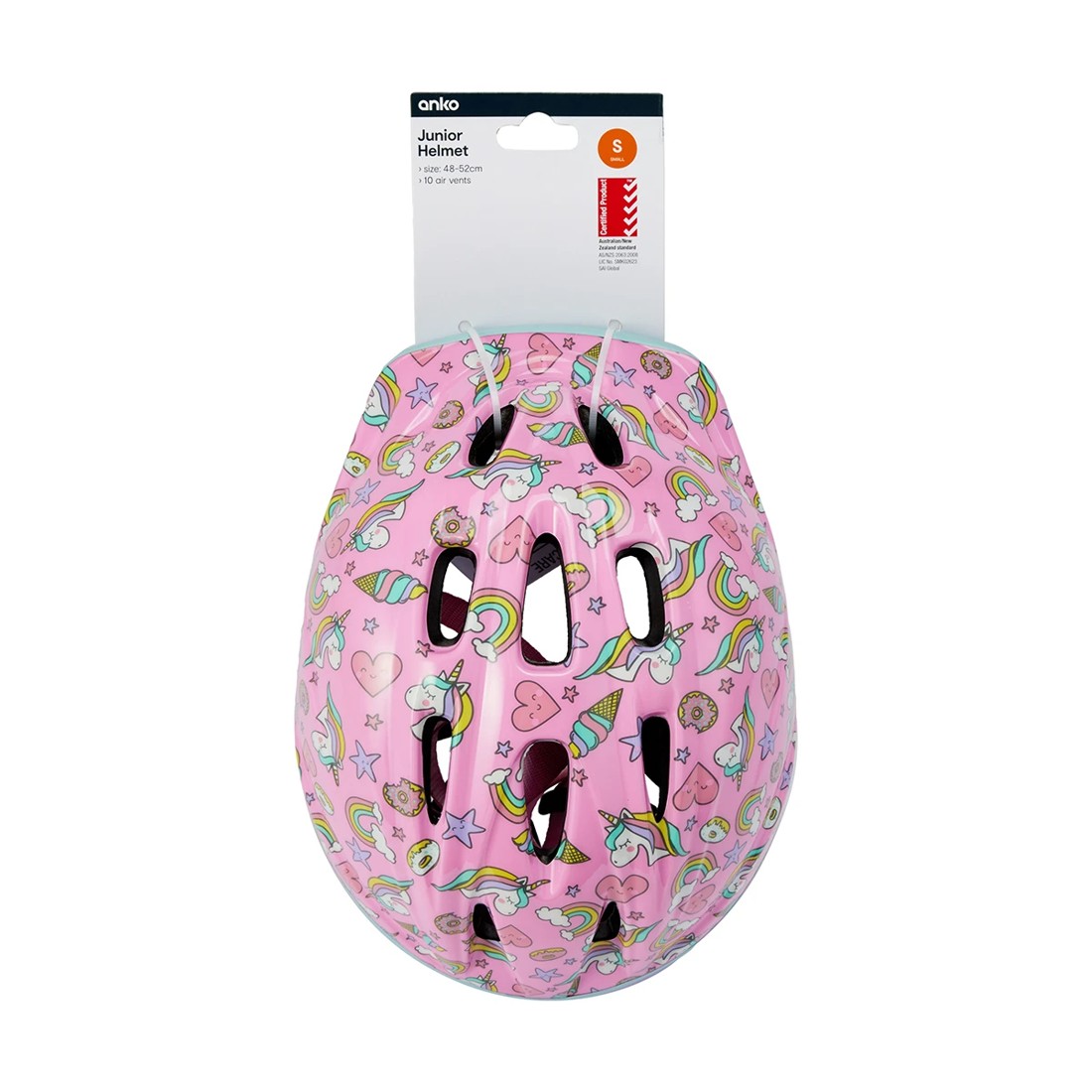 8 Junior Helmet - Small, Pink, 8 of 8