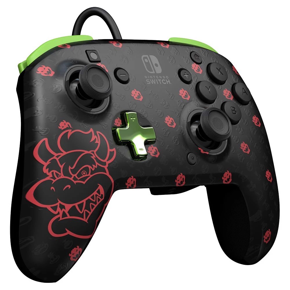 3 Turtle Beach Rematch Glow Wired Controller Bowser - Nintendo Switch - Black, 3 of 5