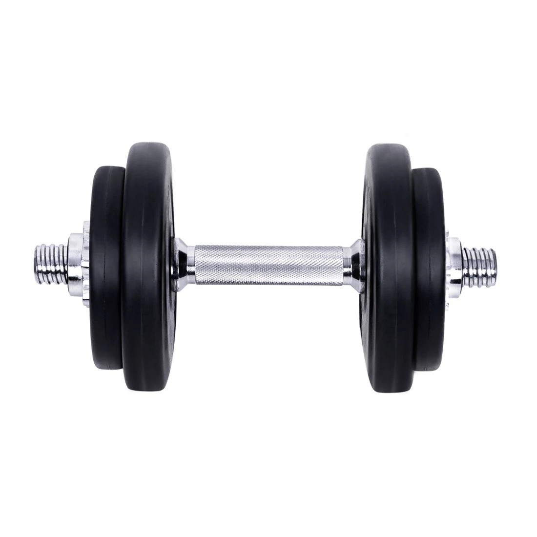 3 Everfit 20kg Dumbbell Set Weight Plates Dumbbells Lifting Bench - Black, 3 of 6