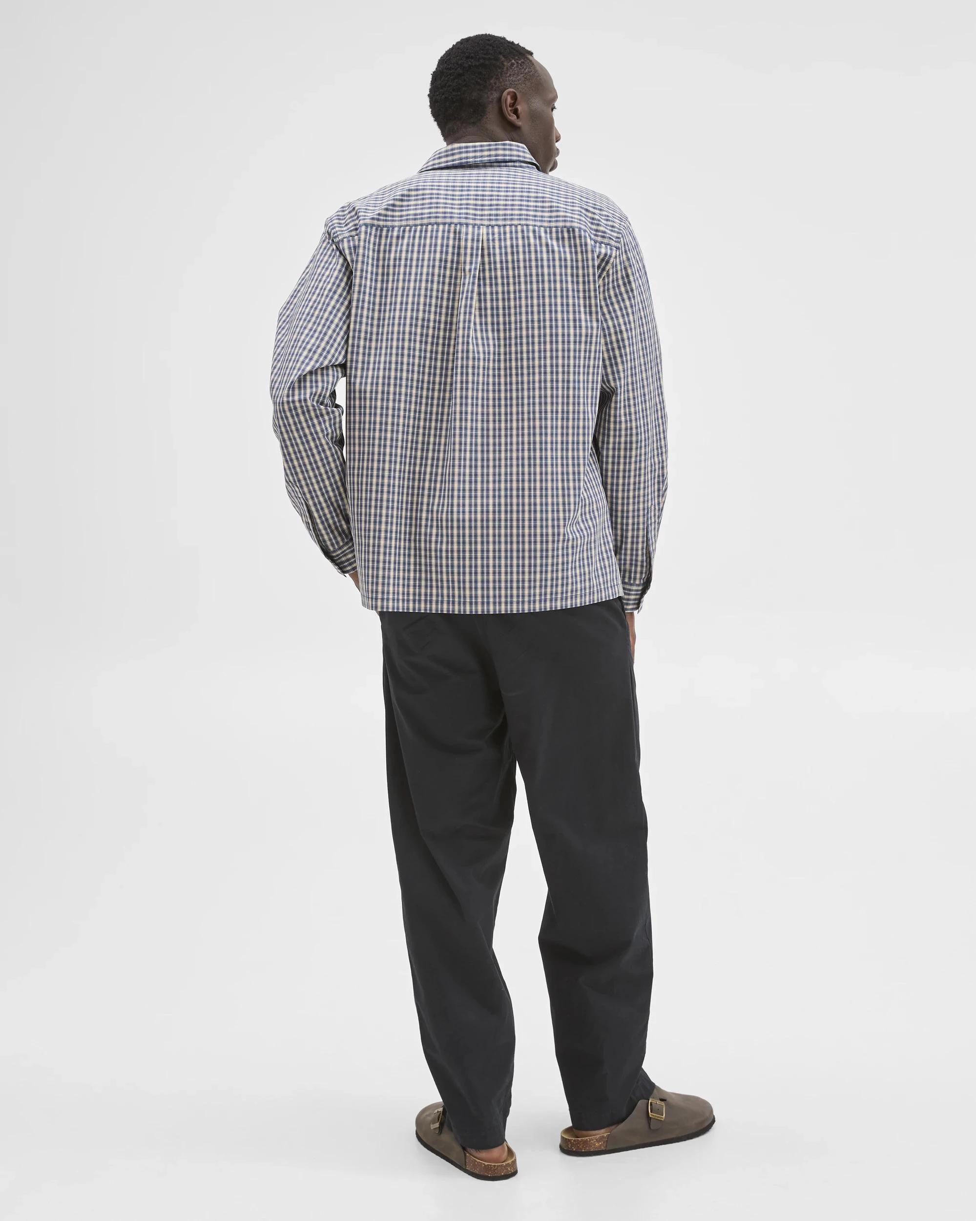 7 Commons Australian Cotton Business Shirt BLUE CHECK, 7 of 7