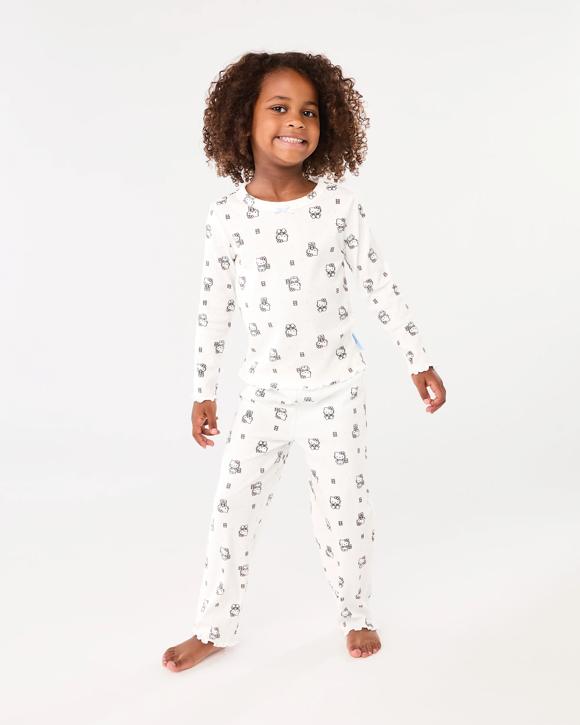 Hello Kitty License Rib Pyjama Set