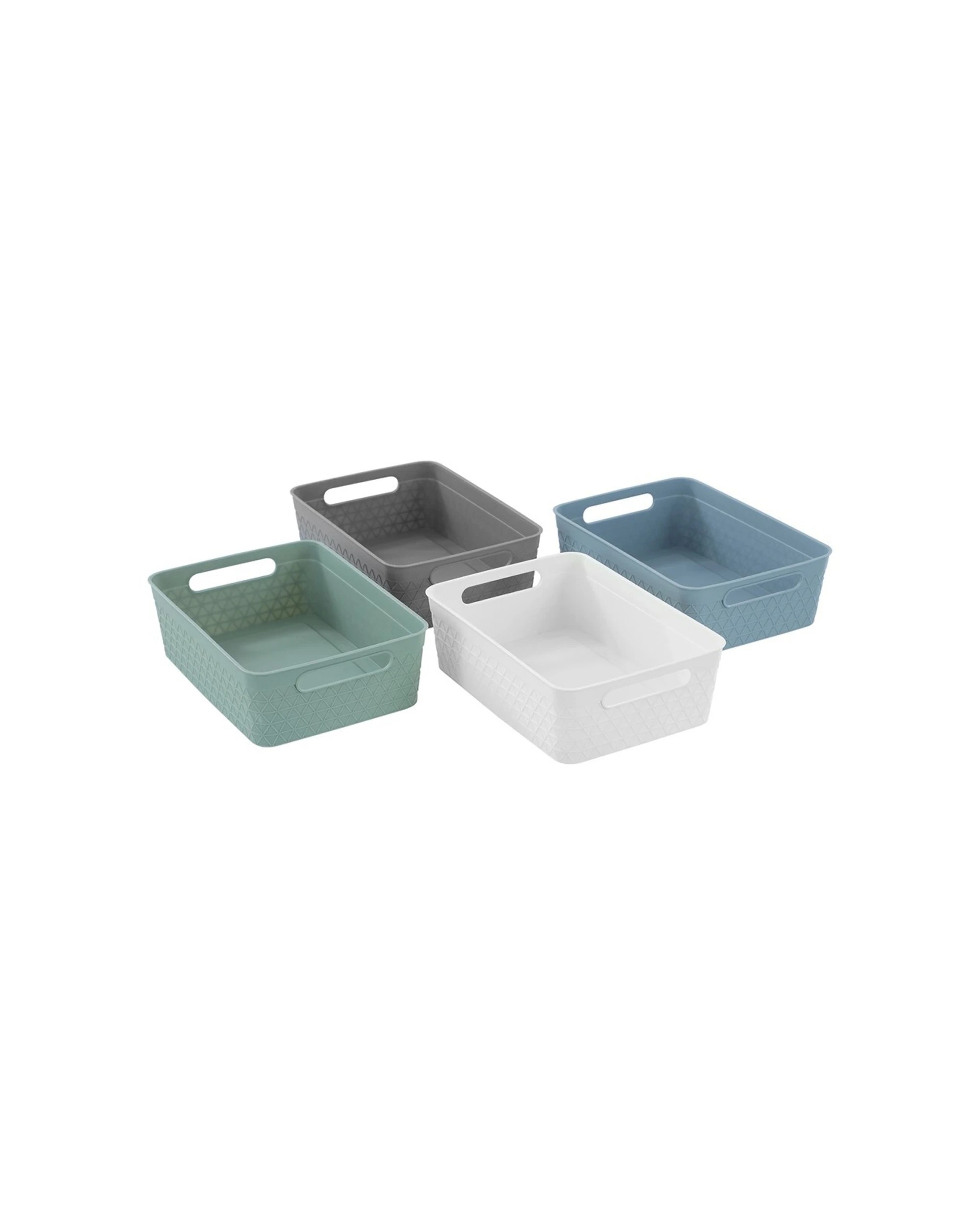 6 Boxsweden 6PK Trinity Basket Storage 24x17.5x7.5cm - Multi, 6 of 6