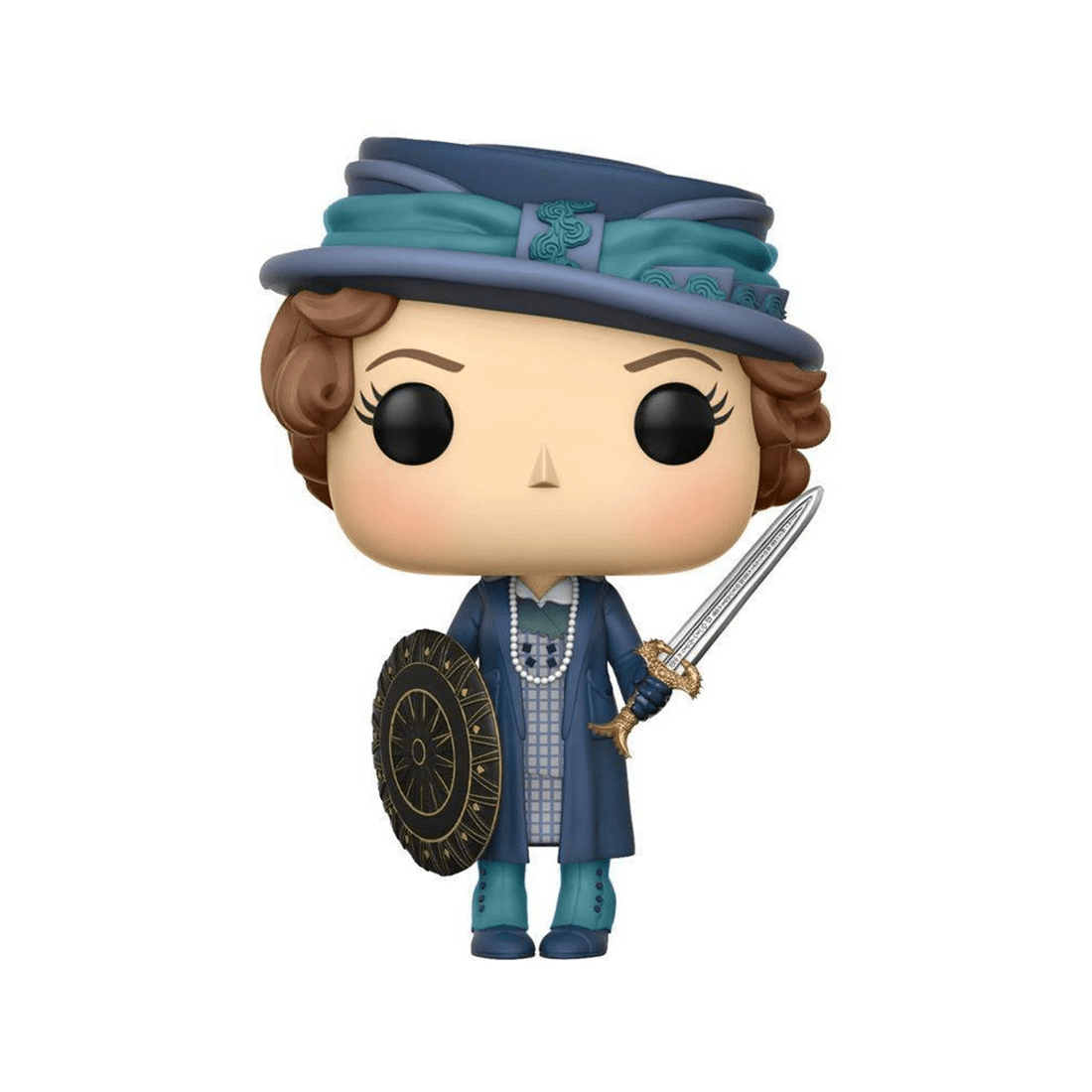 1 Pop Vinyl Figurine Wonder Woman 2017 - Etta With Sword And Shield 10cm - Multi, 1 of 3