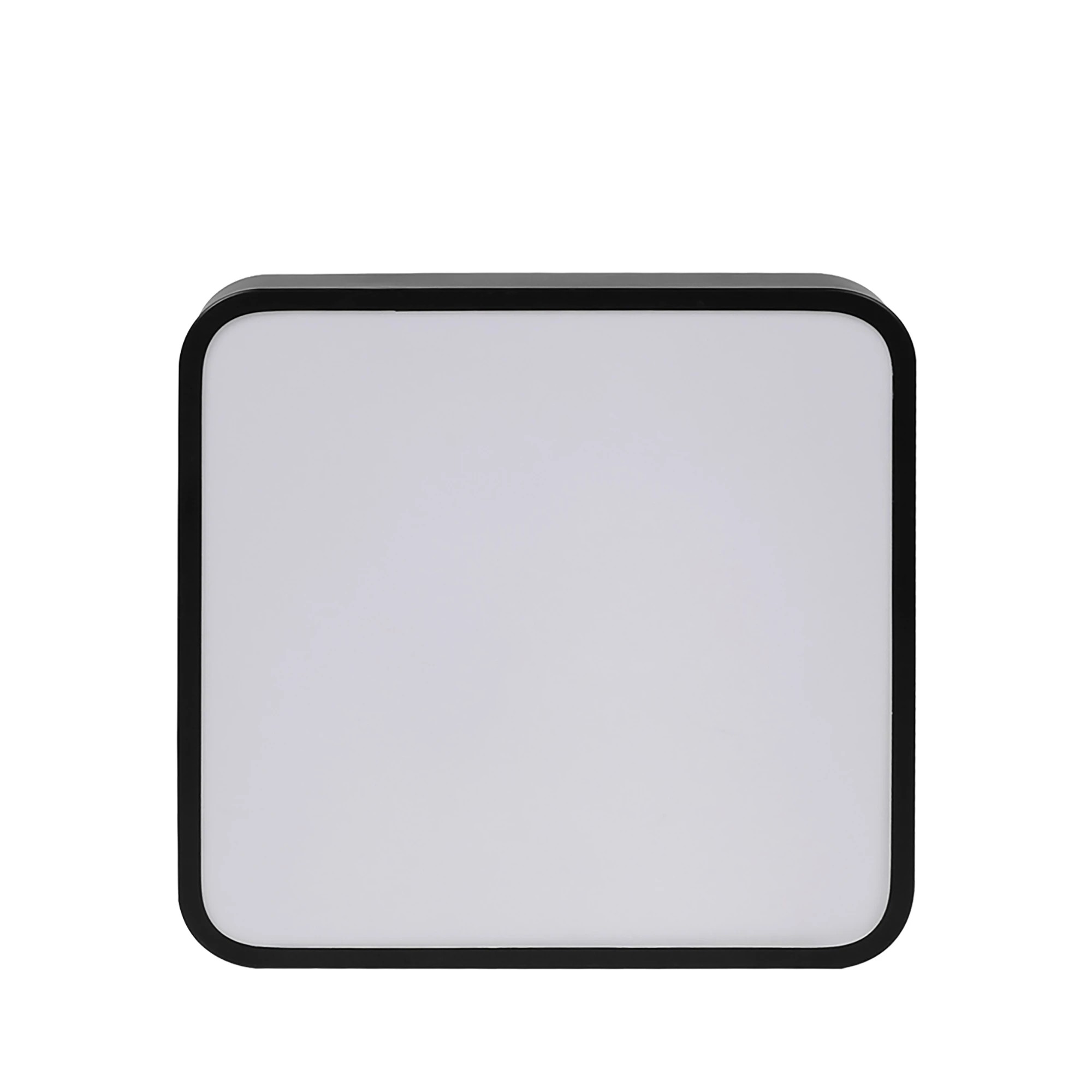 1 Emitto 3-Colour Ultra-Thin 5cm LED Ceiling Light Modern Surface Mount 36W - Black, 1 of 5