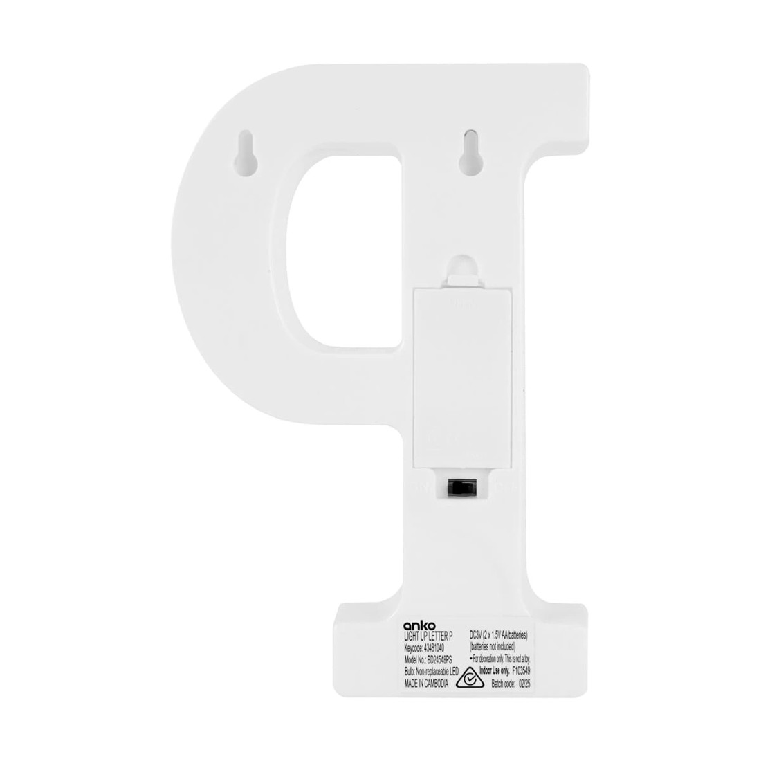 3 Light Up Letter - P, 3 of 5