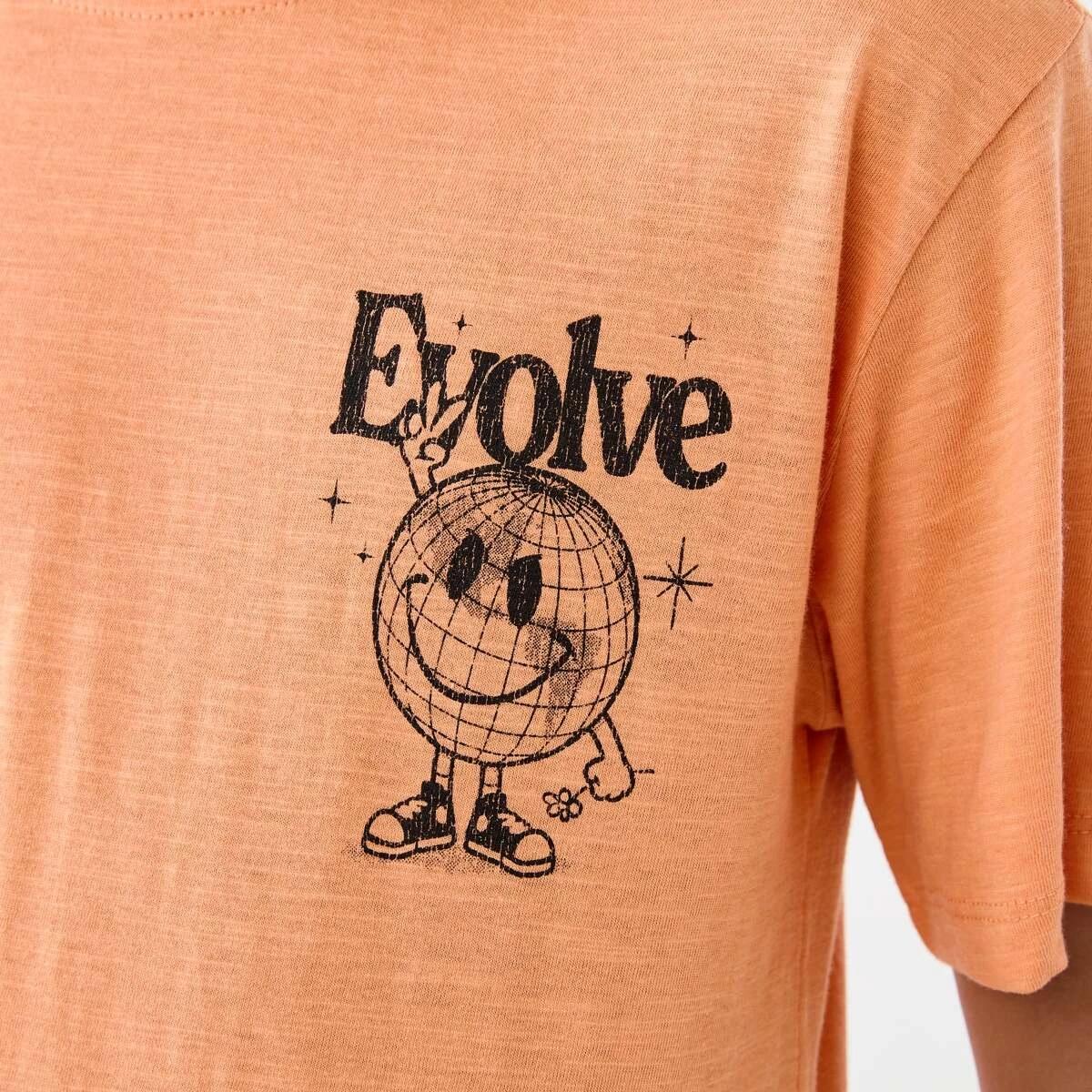 4 Short Sleeve Back Print T-shirt Org Evolve, 4 of 9