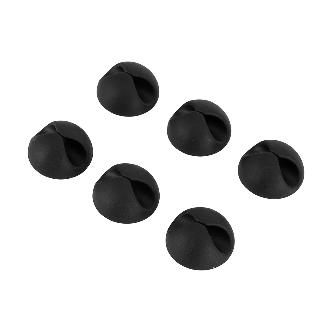 6 16 Pack Cable Tidy - Black, 6 of 8