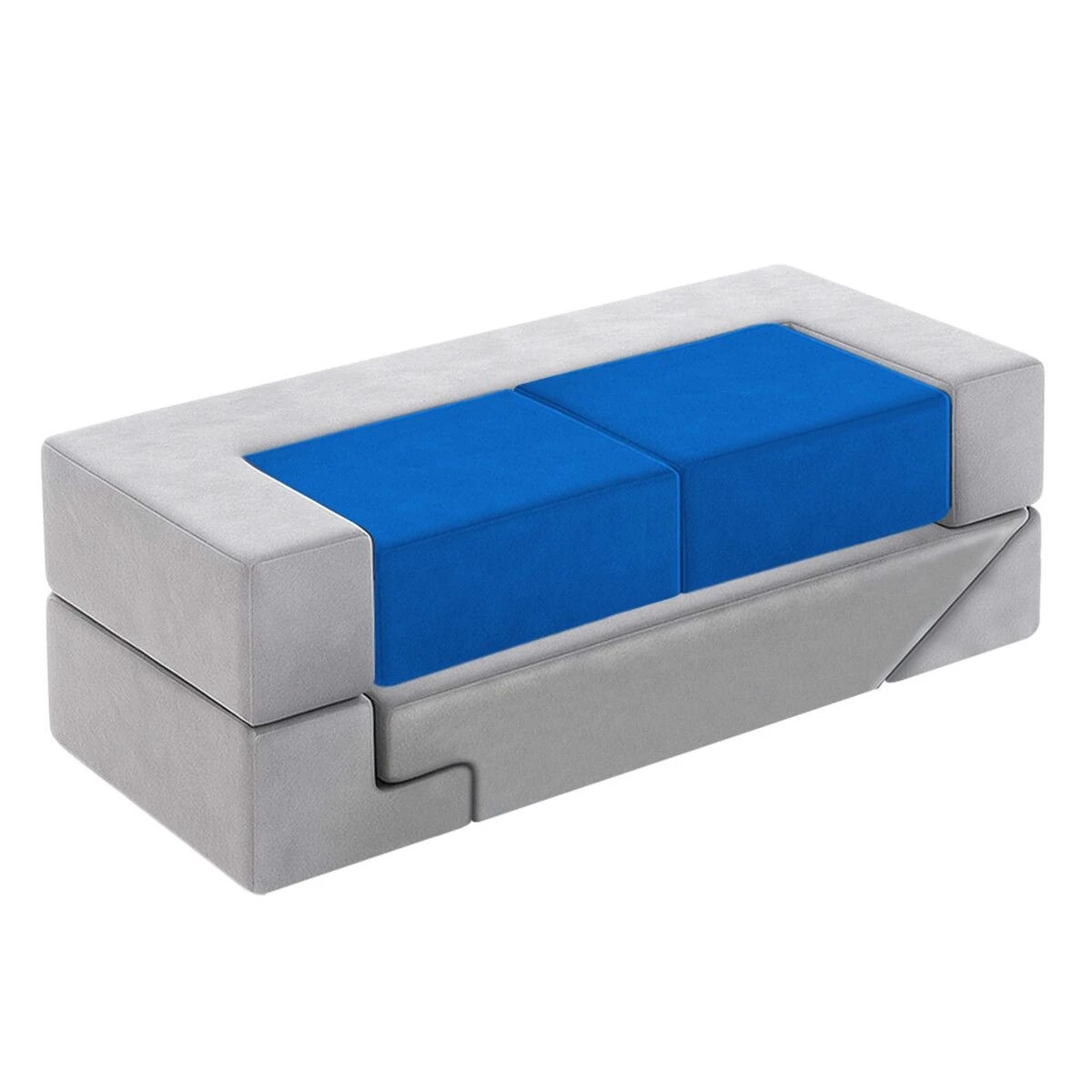 3 Ausway Kids Modular Sofa Set Play Couch Chaise Lounge Chair Ball Pit Toddler Playset Sectional Cushion Comfy Sleep Bed, 3 of 3