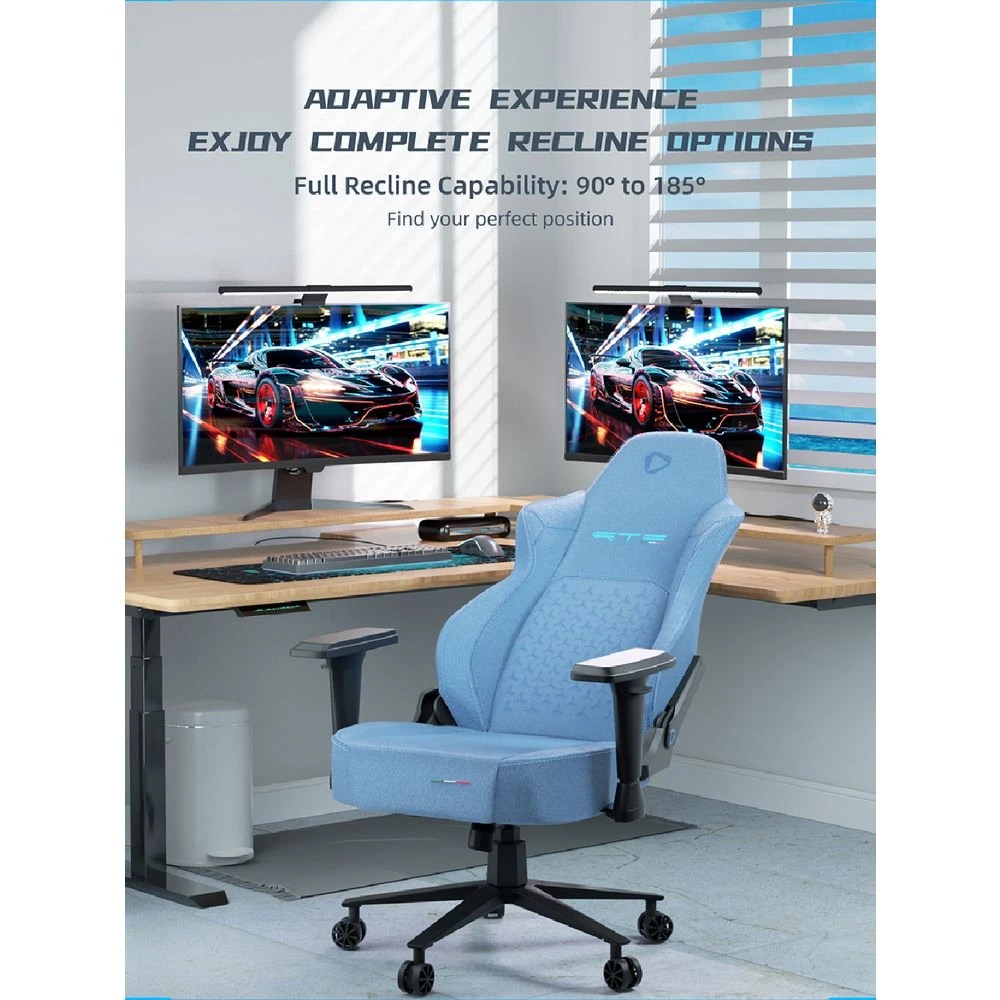 10 ONEX RTC ErgoGlide Fabric Gaming Chair Cowboy Gaming Chairs, 10 of 10