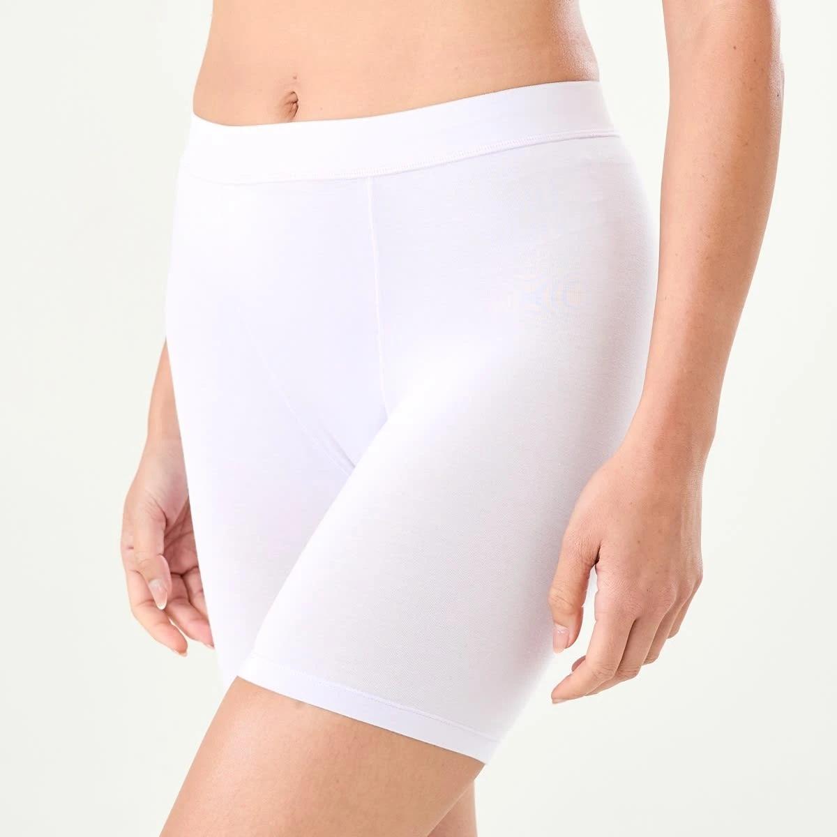 5 2 Pack Bamboo Longline Boyshorts LILY LAVENDER, SMOKEY GREEN, 5 of 7