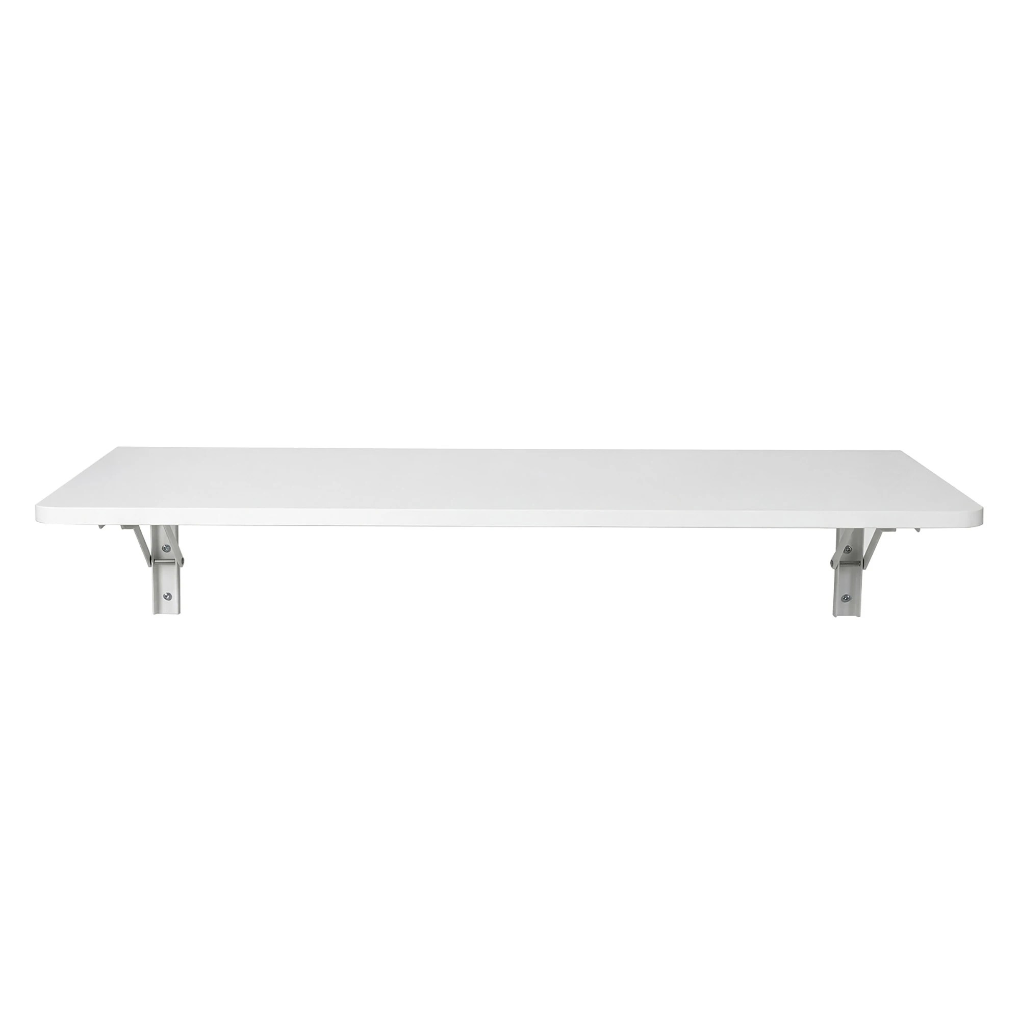 2 Levede Wall Mounted Floating Laptop Desk Table - White, 2 of 6
