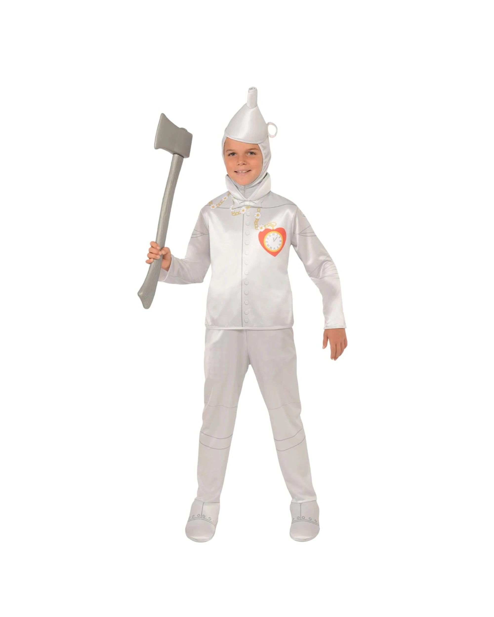 1 The Wizard of Oz Tin Man Deluxe Child Costume Size M 5-7 Years, 1 of 2