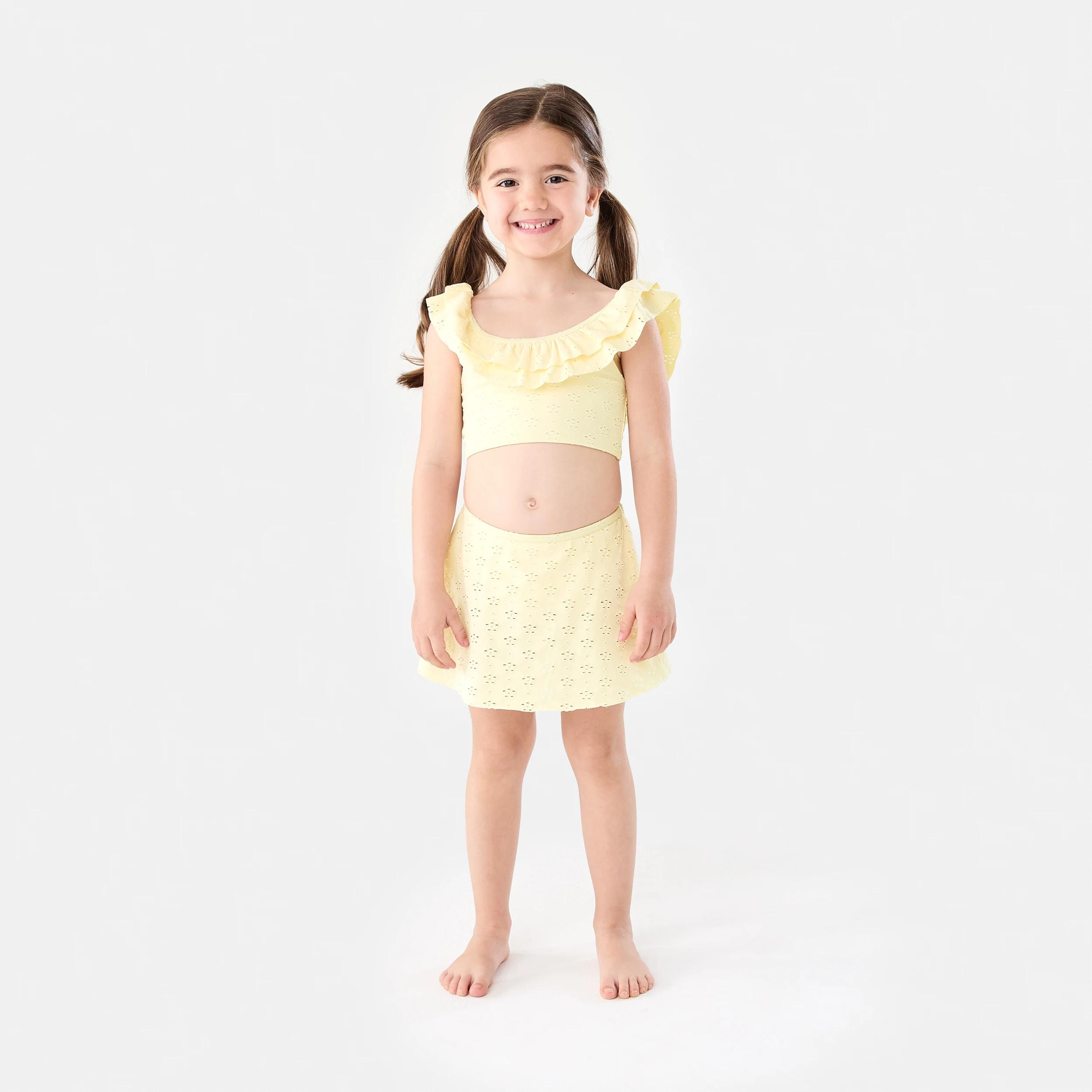 7 Lace Bikini Skirt Set Ylw Butter, 7 of 10