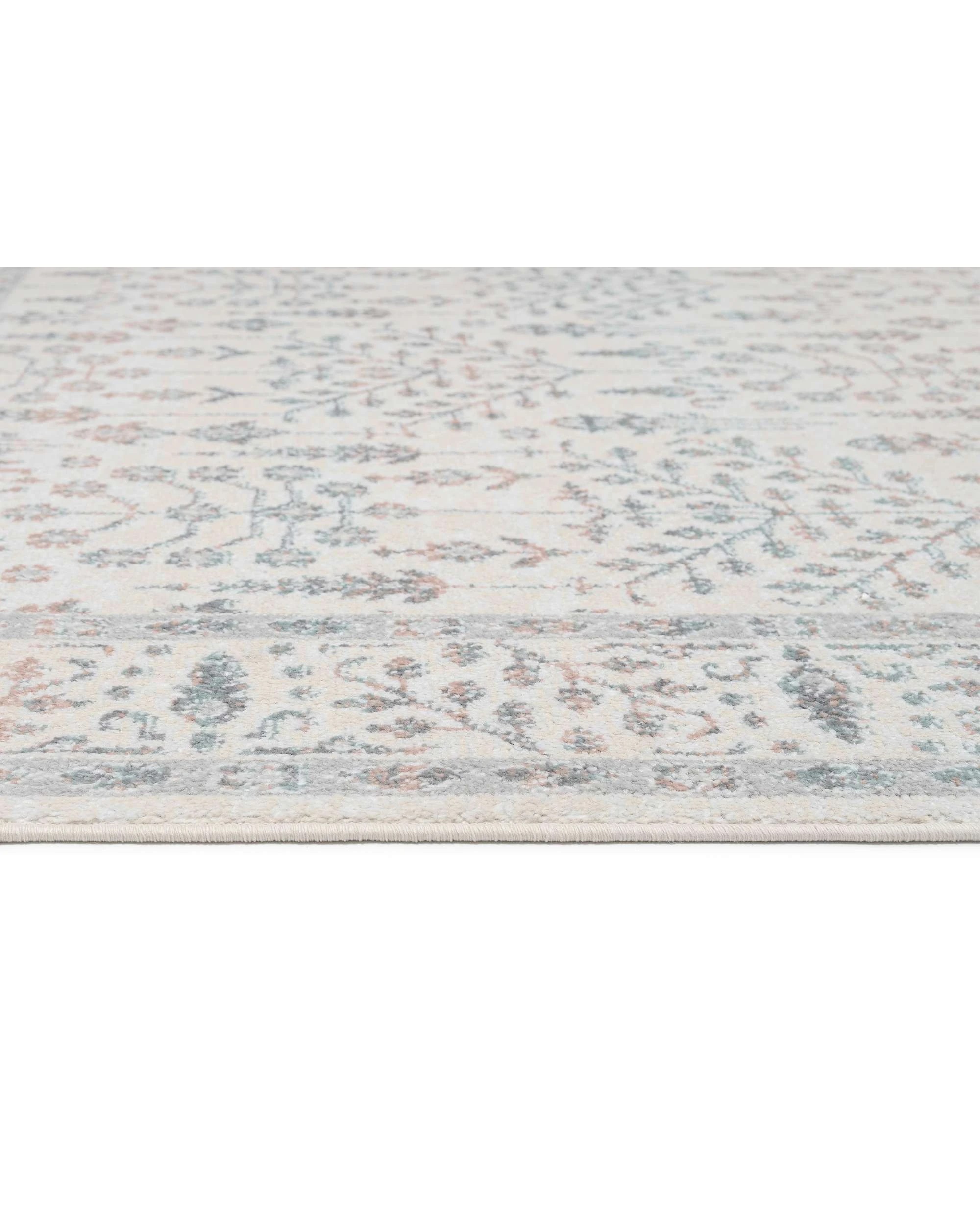 6 Loopsie Albury Traditional Floral Rug-230cm x 160cm - White, 6 of 8