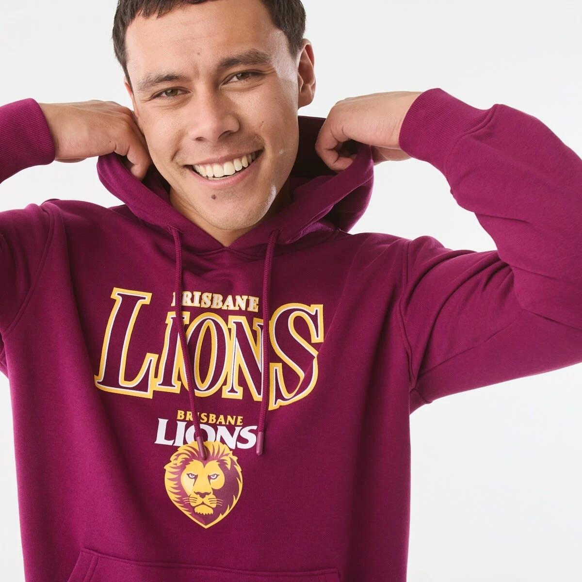 4 Official AFL Adult Hoodie Brisbane, 4 of 7