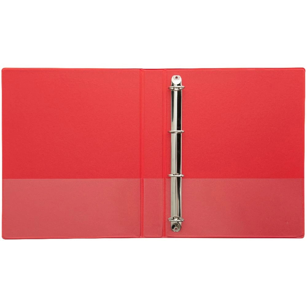 4 J.Burrows Insert Binder A4 4 D-Ring 25mm Red, 4 of 6
