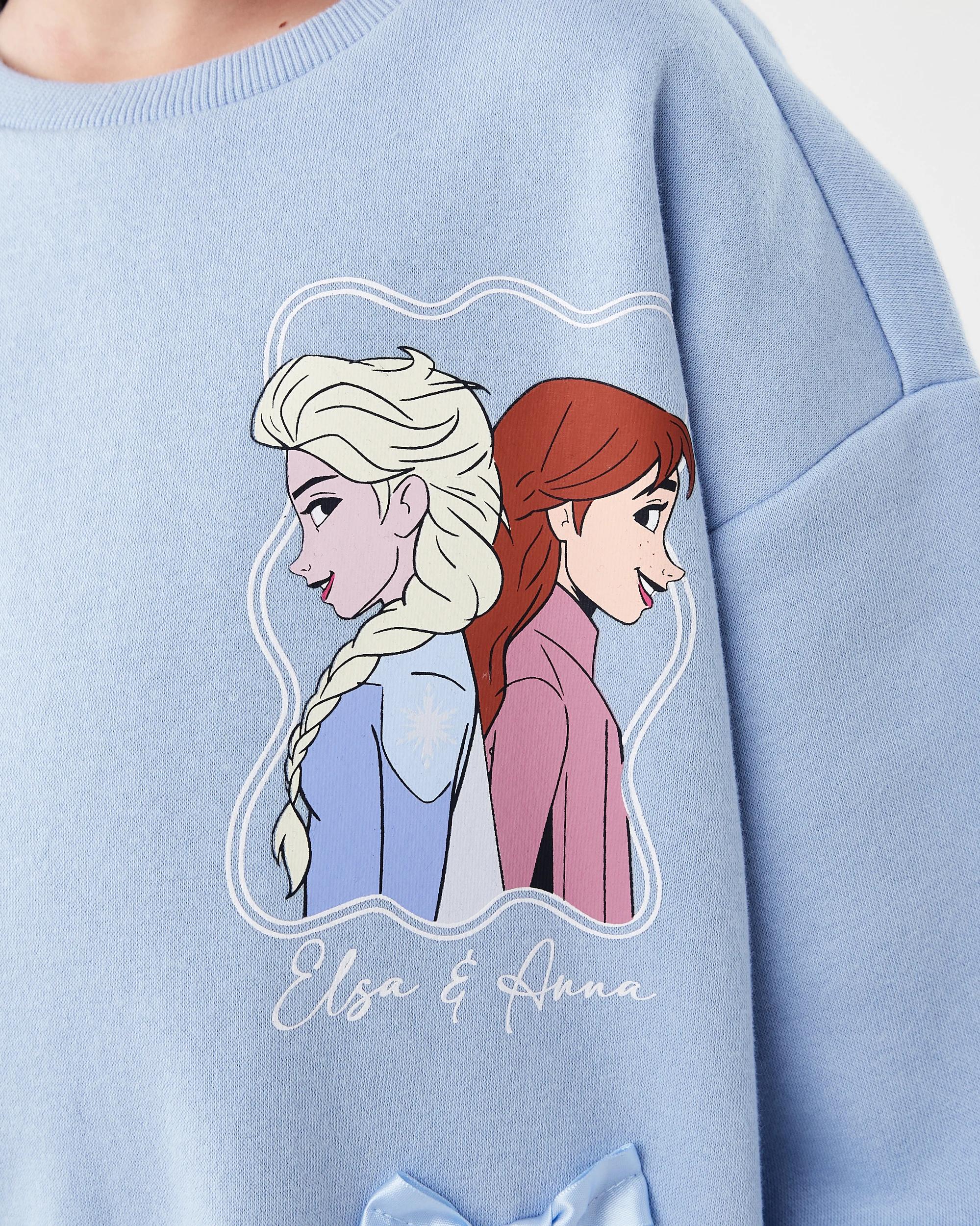 5 Frozen License Oversized Crew Neck Sweatshirt Frozen, 5 of 8