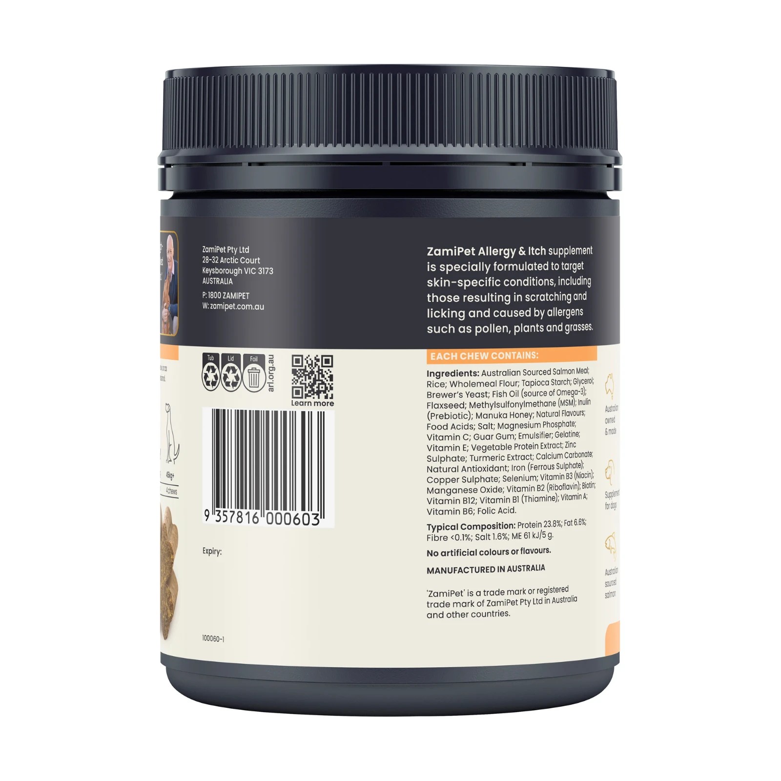 2 Zamipet Allergy & Itch Supplement For Dogs (60 Chews), 2 of 8