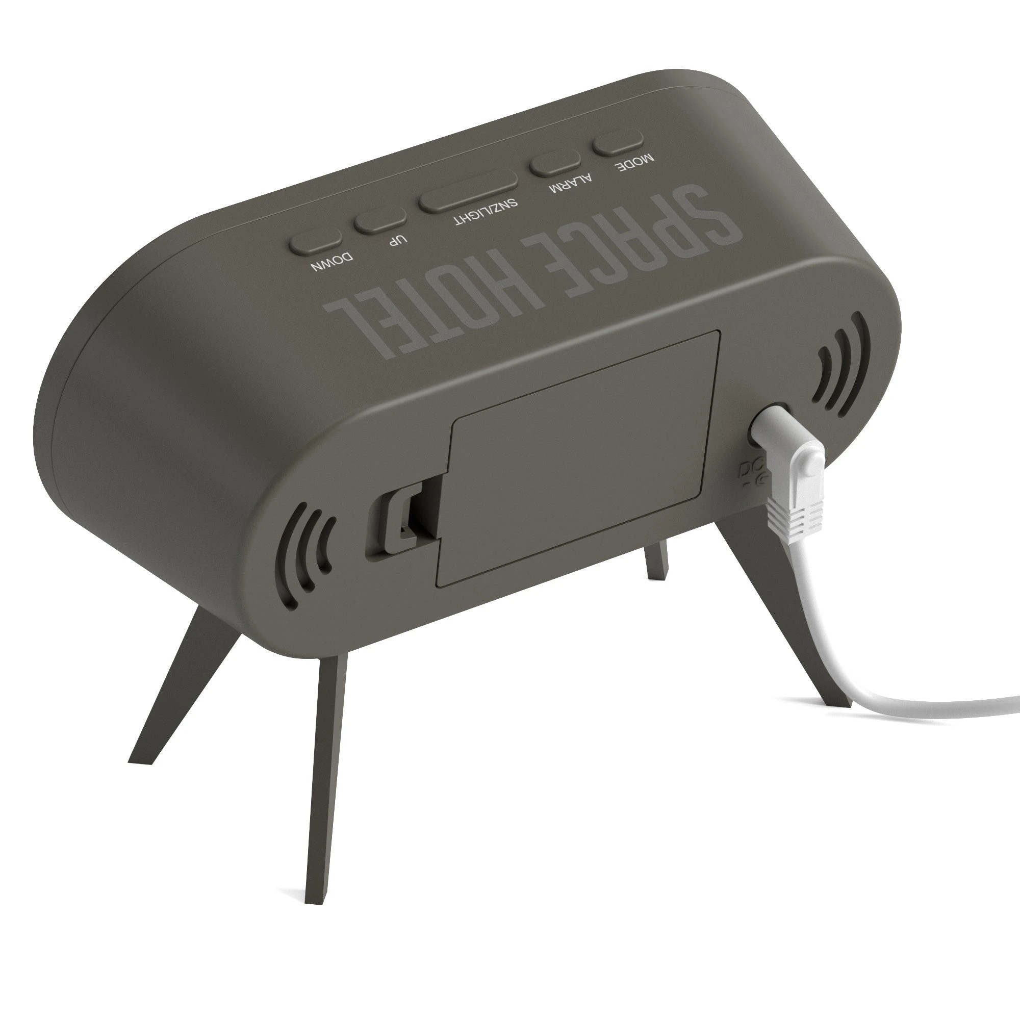 6 Newgate Space Hotel Cyborg Led Alarm Clock Grey - Grey, 6 of 9