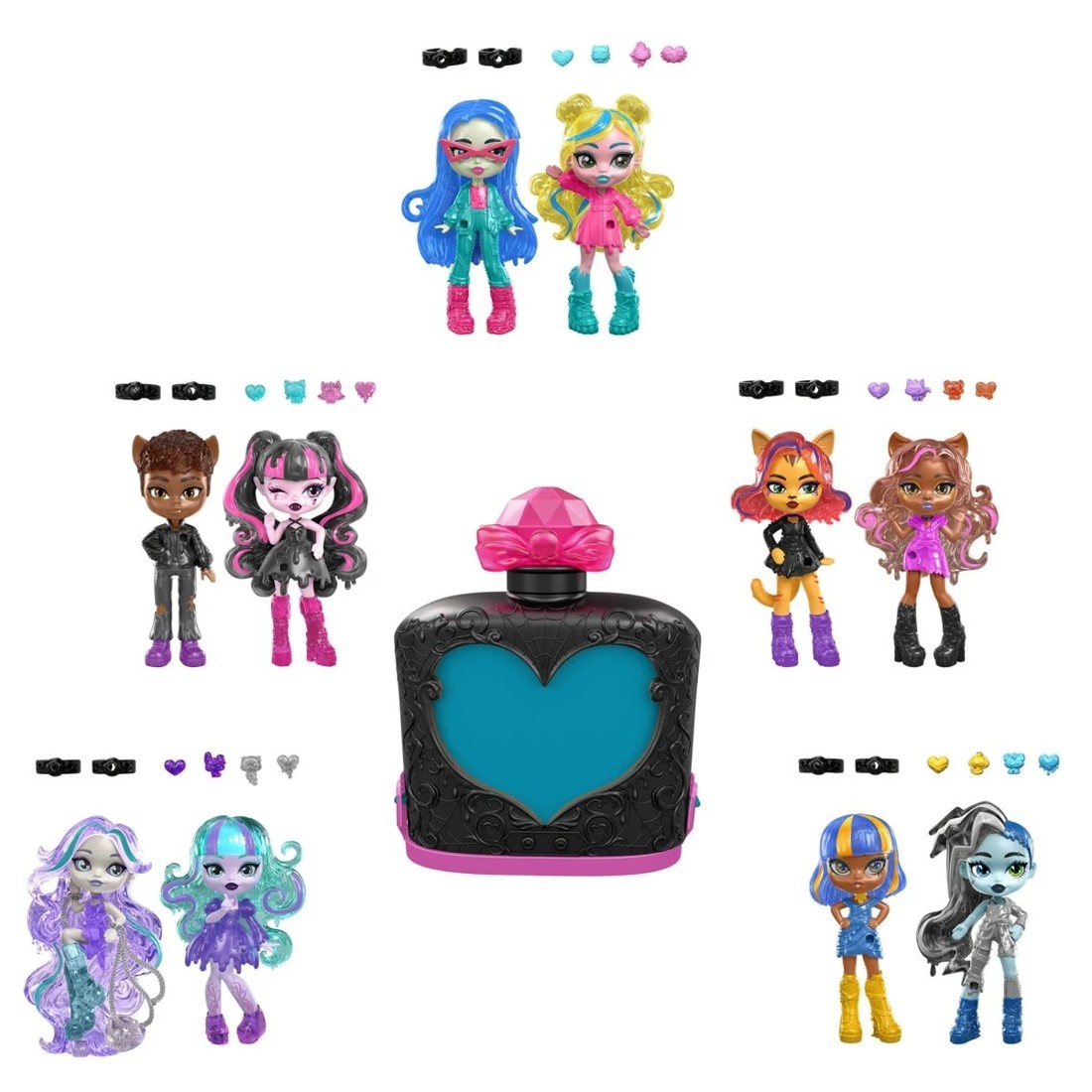 2 Monster High Potions Best Boos Forever Mini Dolls - Assorted, 2 of 6