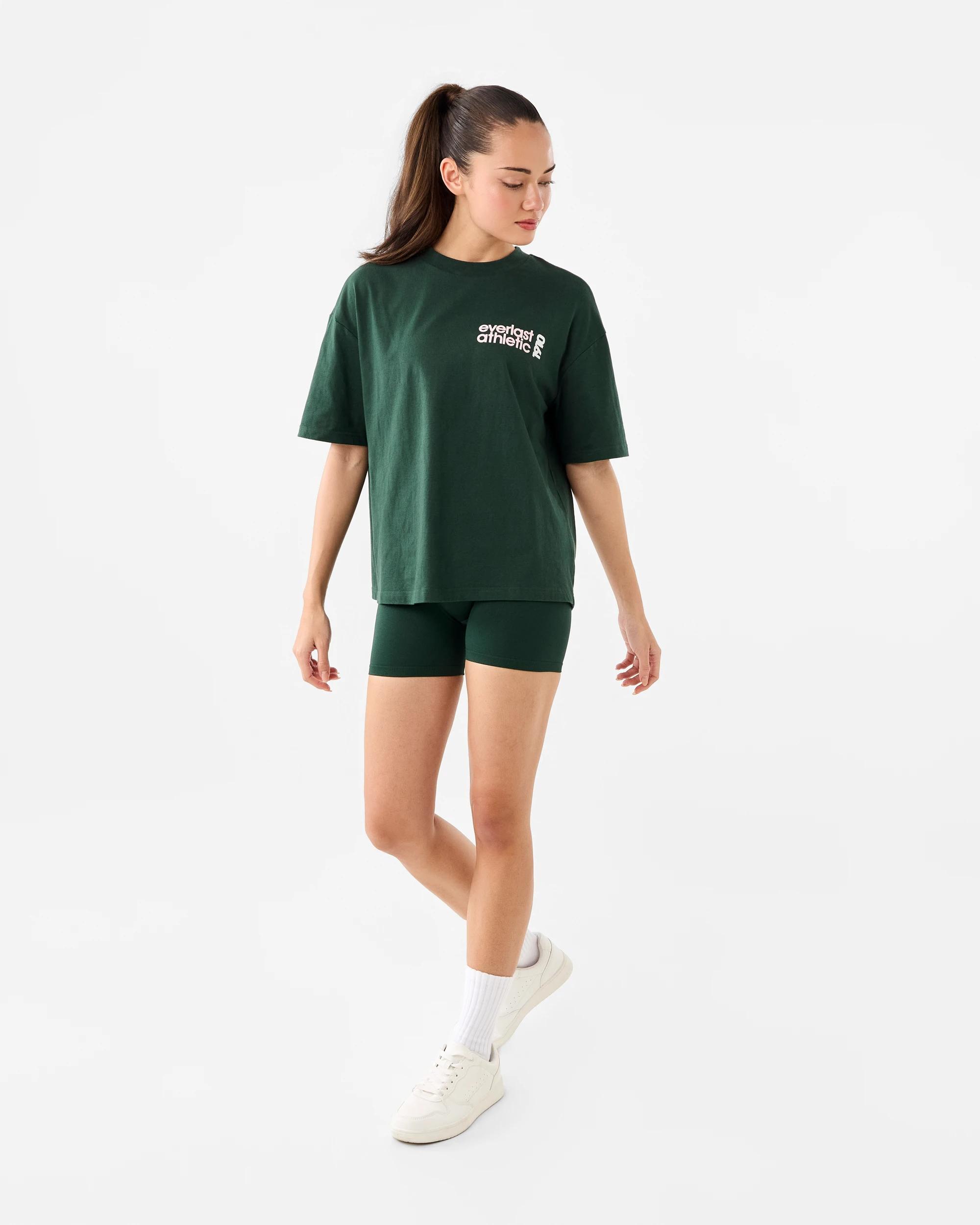 3 Everlast Womens Boyfriend T-shirt Pine, 3 of 9