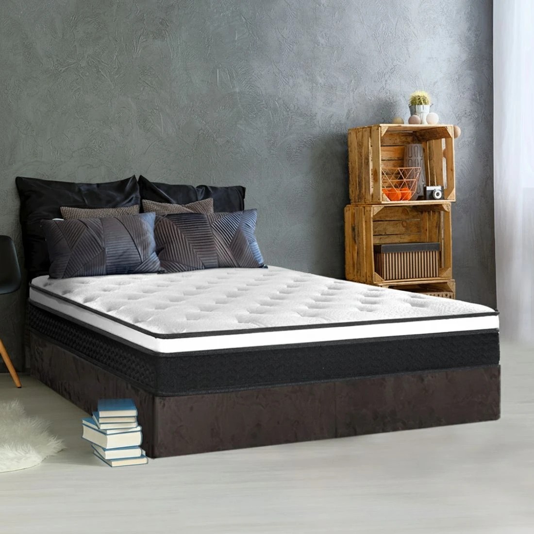 7 Giselle Bedding 21cm Mattress Euro Top Single - Single Bed - Multi, 7 of 8