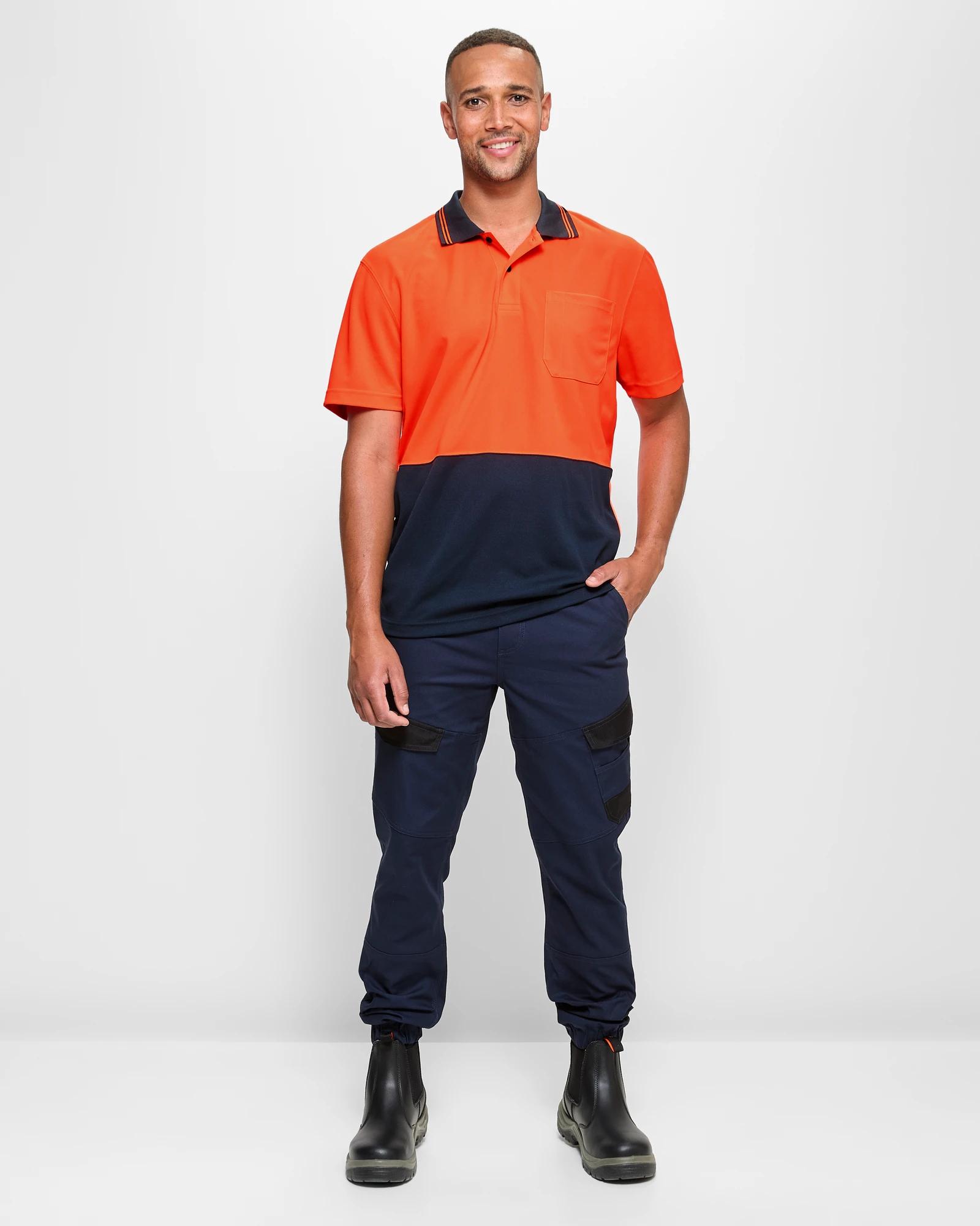 2 Australian Cotton Performance Cargo Jogger Pants - Graphite NAVY BLUE, 2 of 5